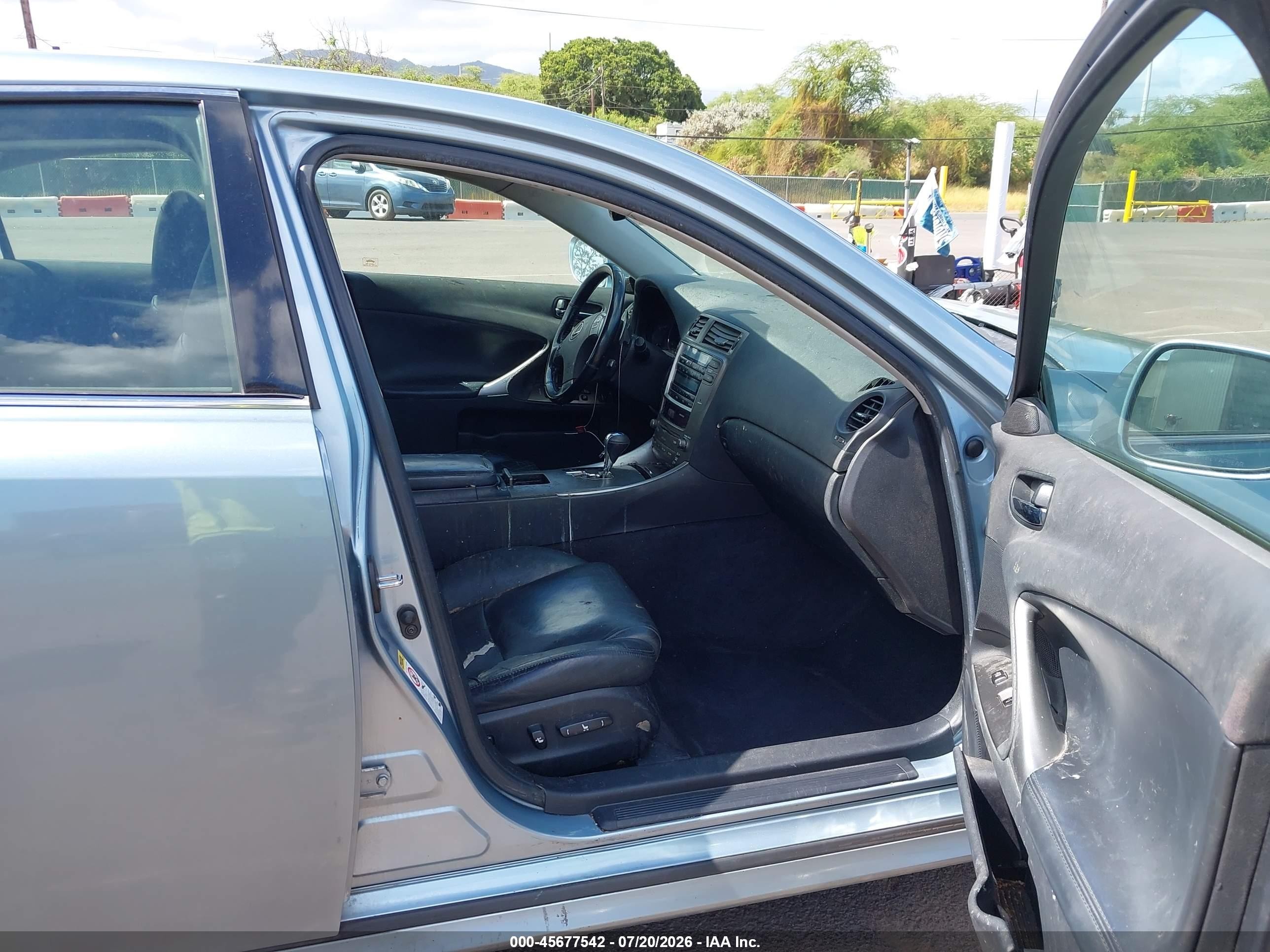 2008 Lexus Is 250   Blue vin: JTHBK262185054671