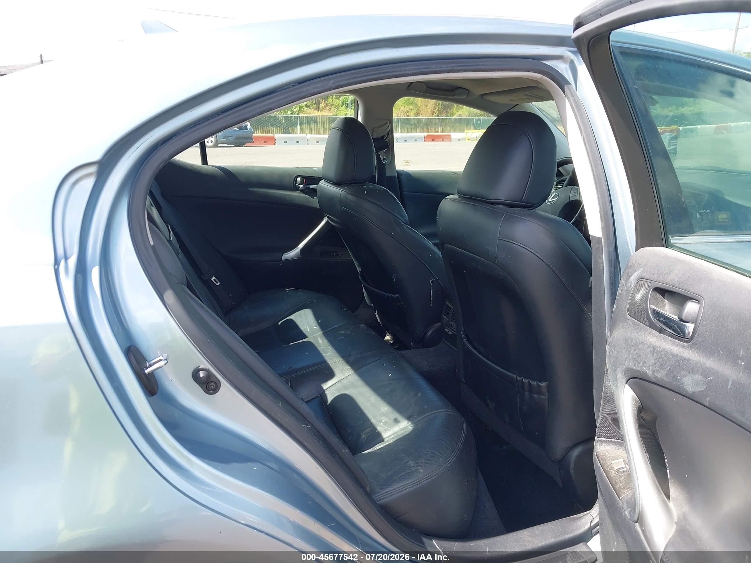 2008 Lexus Is 250   Blue vin: JTHBK262185054671