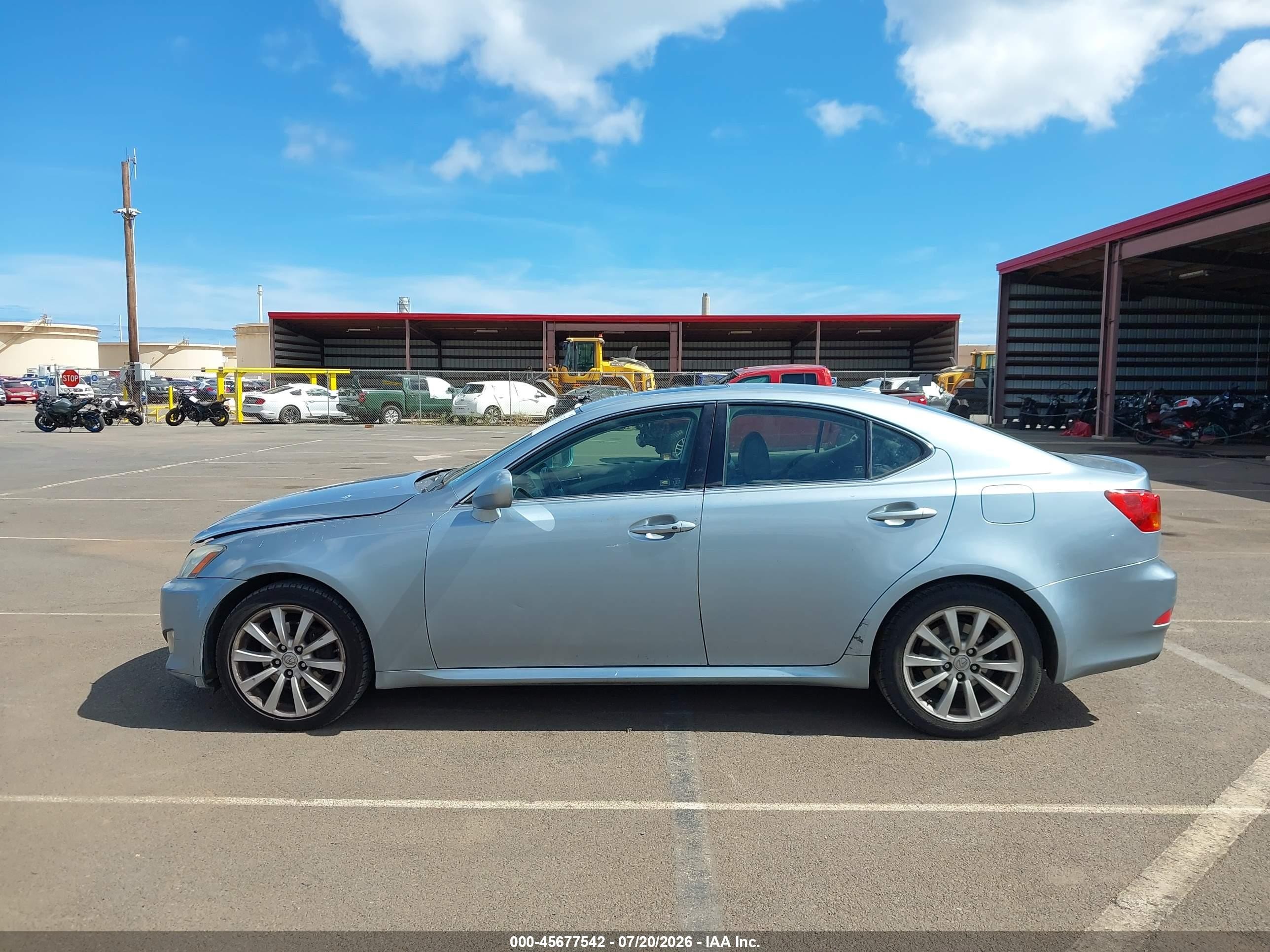 2008 Lexus Is 250   Blue vin: JTHBK262185054671