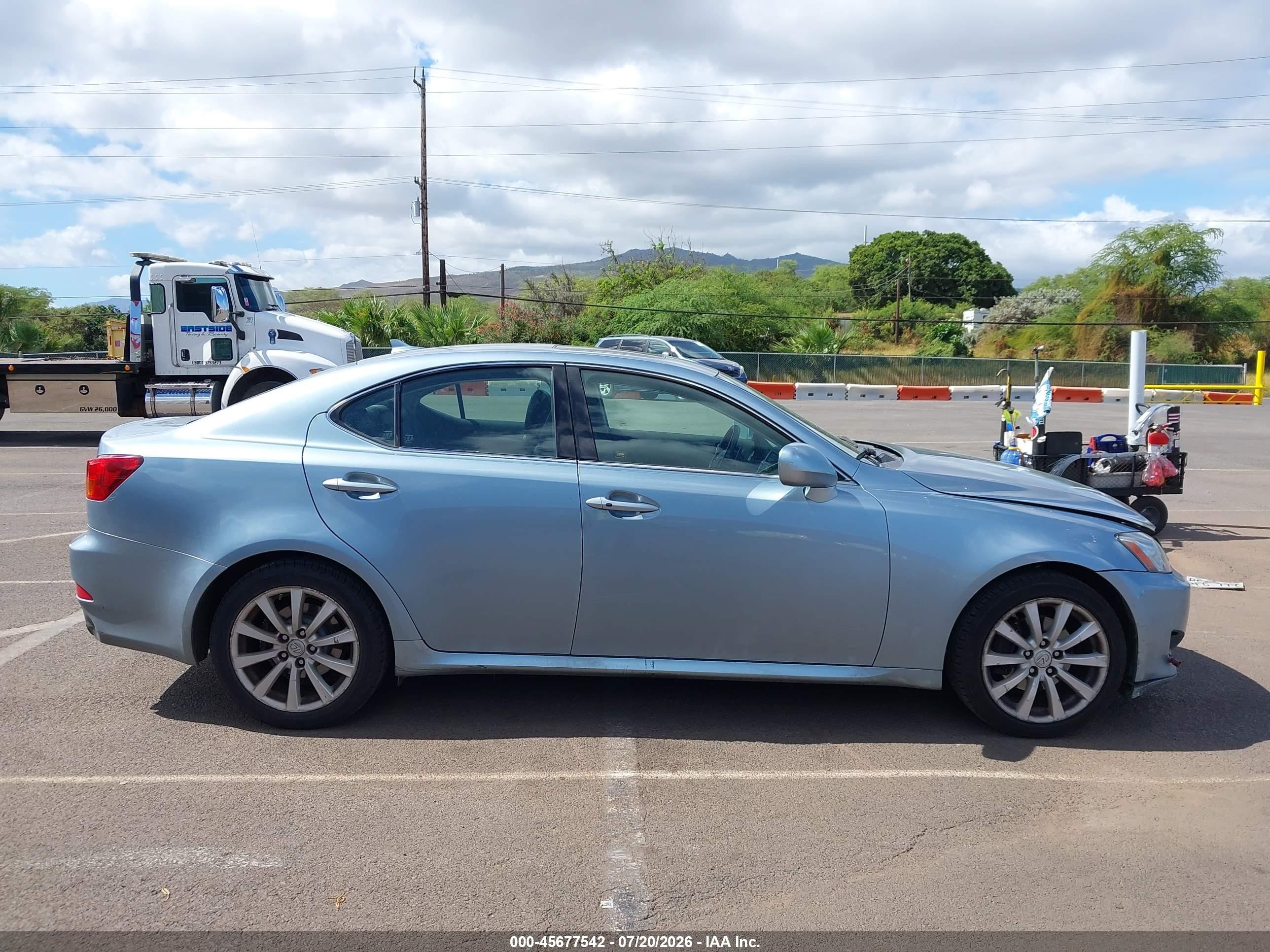 2008 Lexus Is 250   Blue vin: JTHBK262185054671