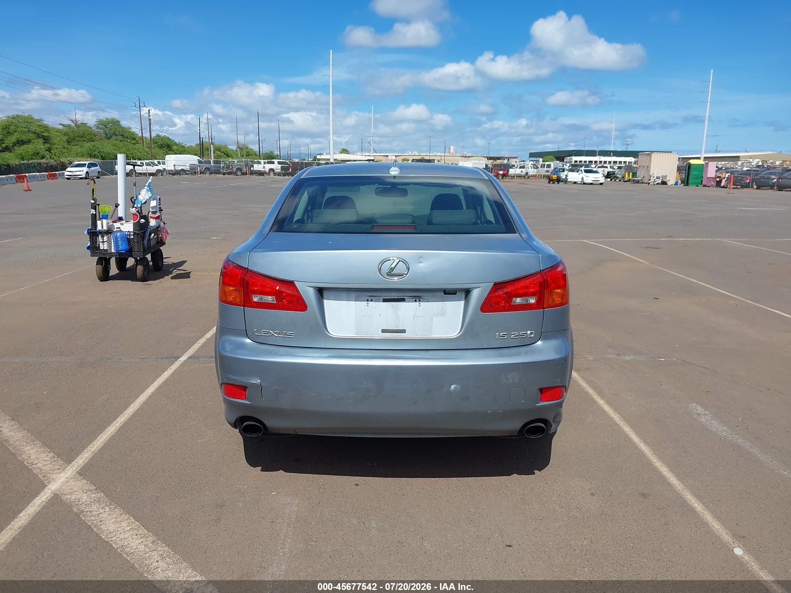 2008 Lexus Is 250   Blue vin: JTHBK262185054671