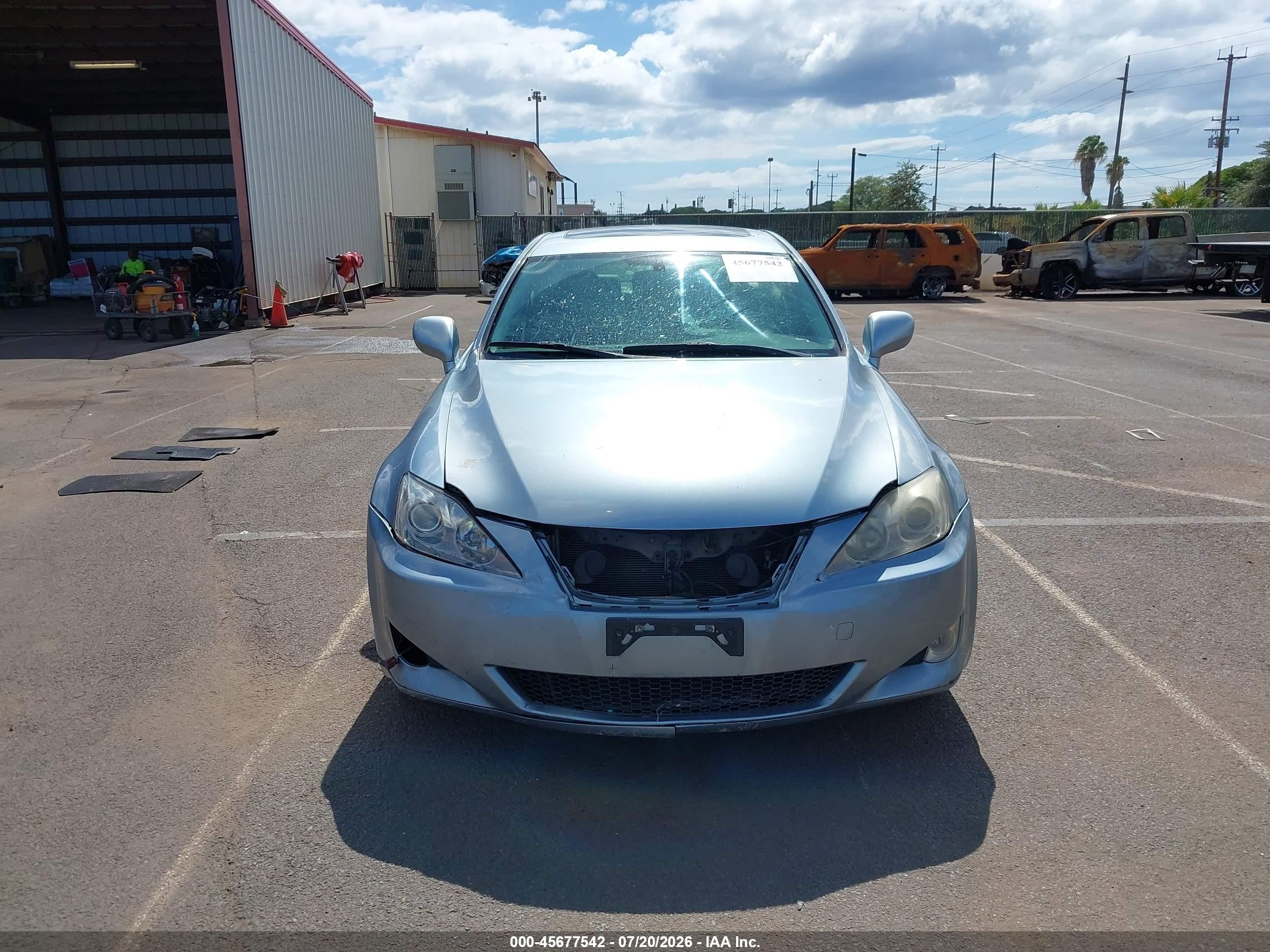 2008 Lexus Is 250   Blue vin: JTHBK262185054671