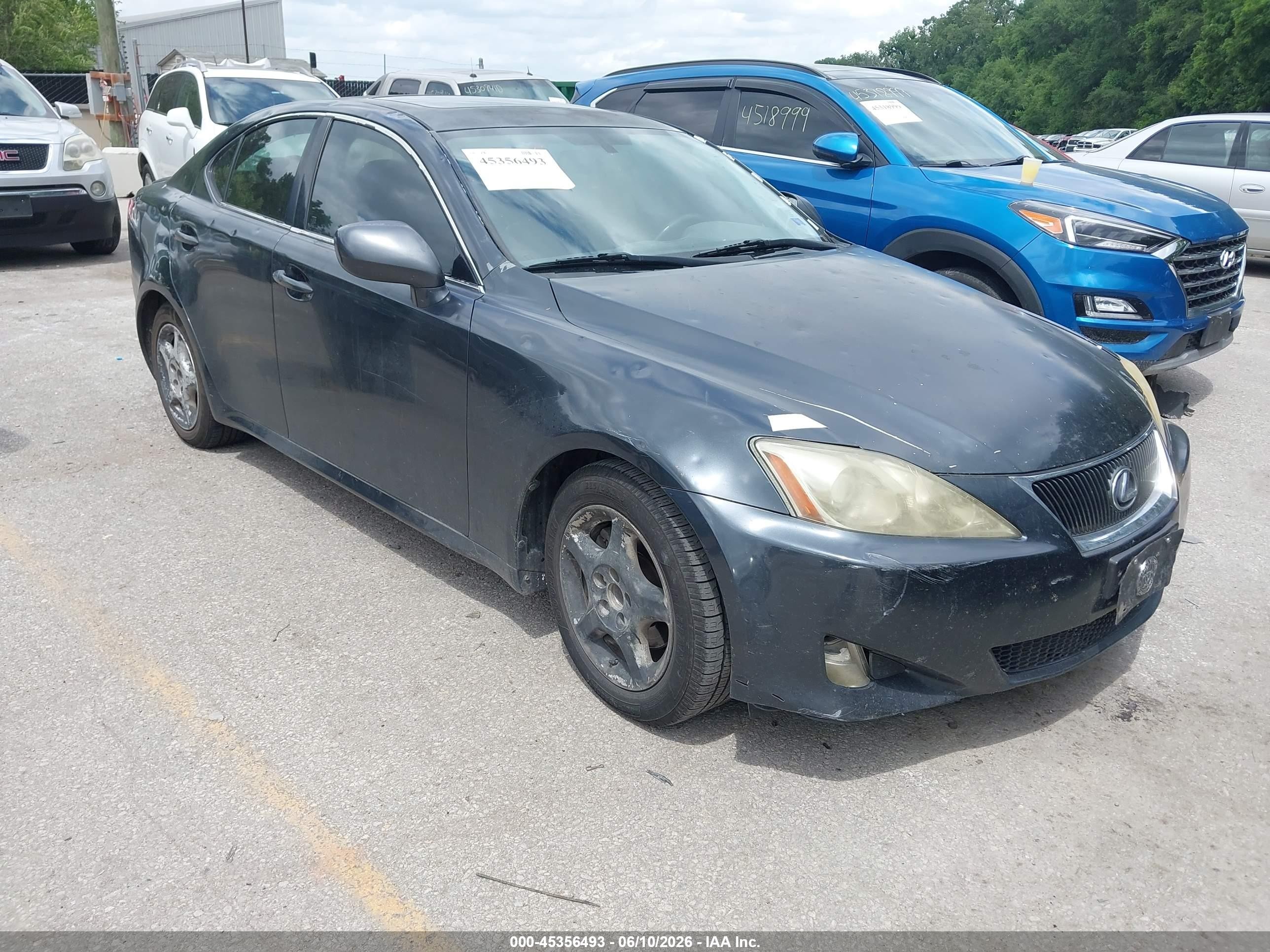 2008 Lexus Is 250   Gray vin: JTHBK262185062317
