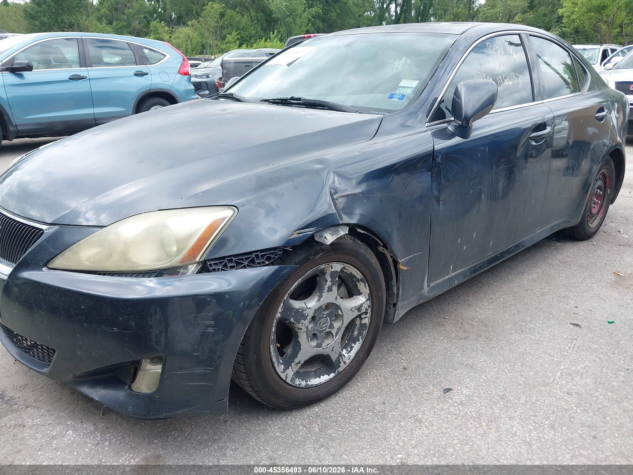 2008 Lexus Is 250   Gray vin: JTHBK262185062317