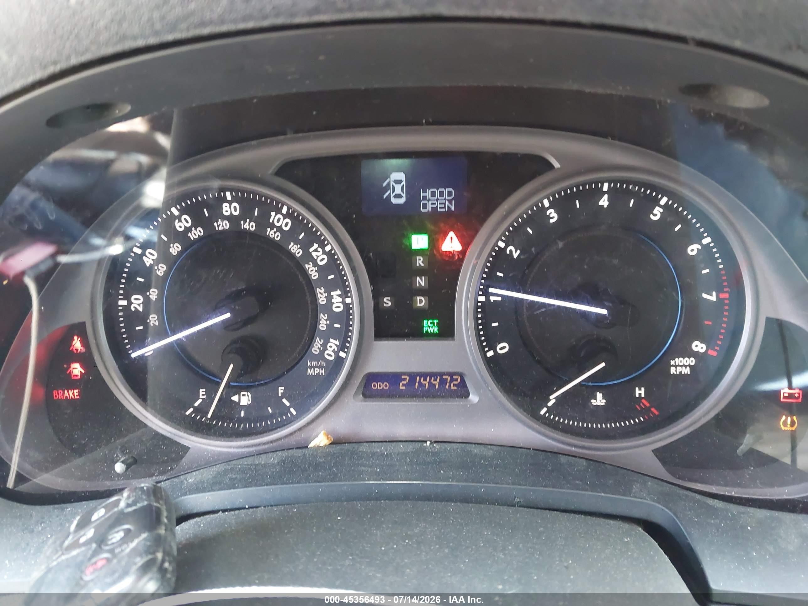 2008 Lexus Is 250   Gray vin: JTHBK262185062317