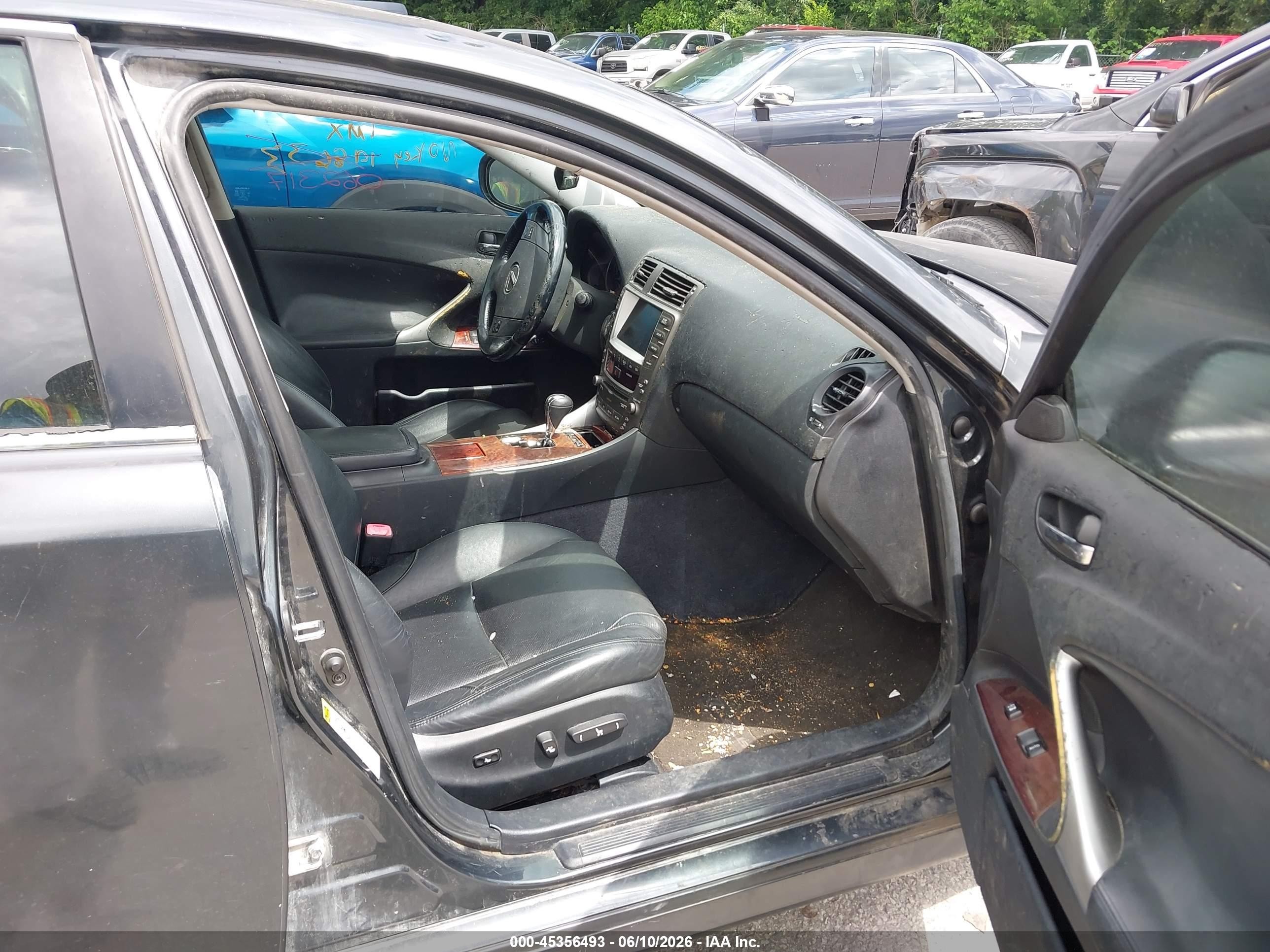 2008 Lexus Is 250   Gray vin: JTHBK262185062317