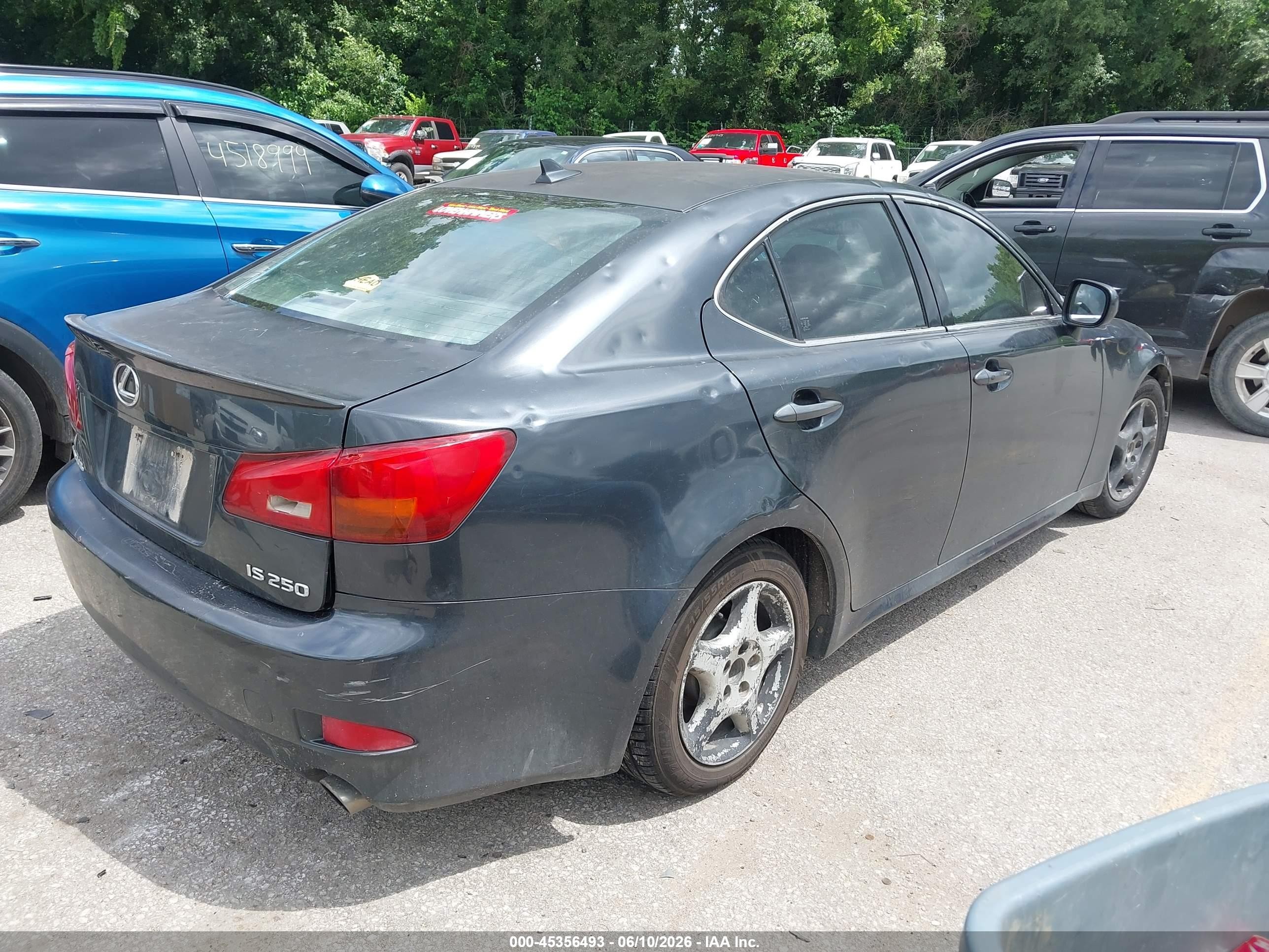 2008 Lexus Is 250   Gray vin: JTHBK262185062317