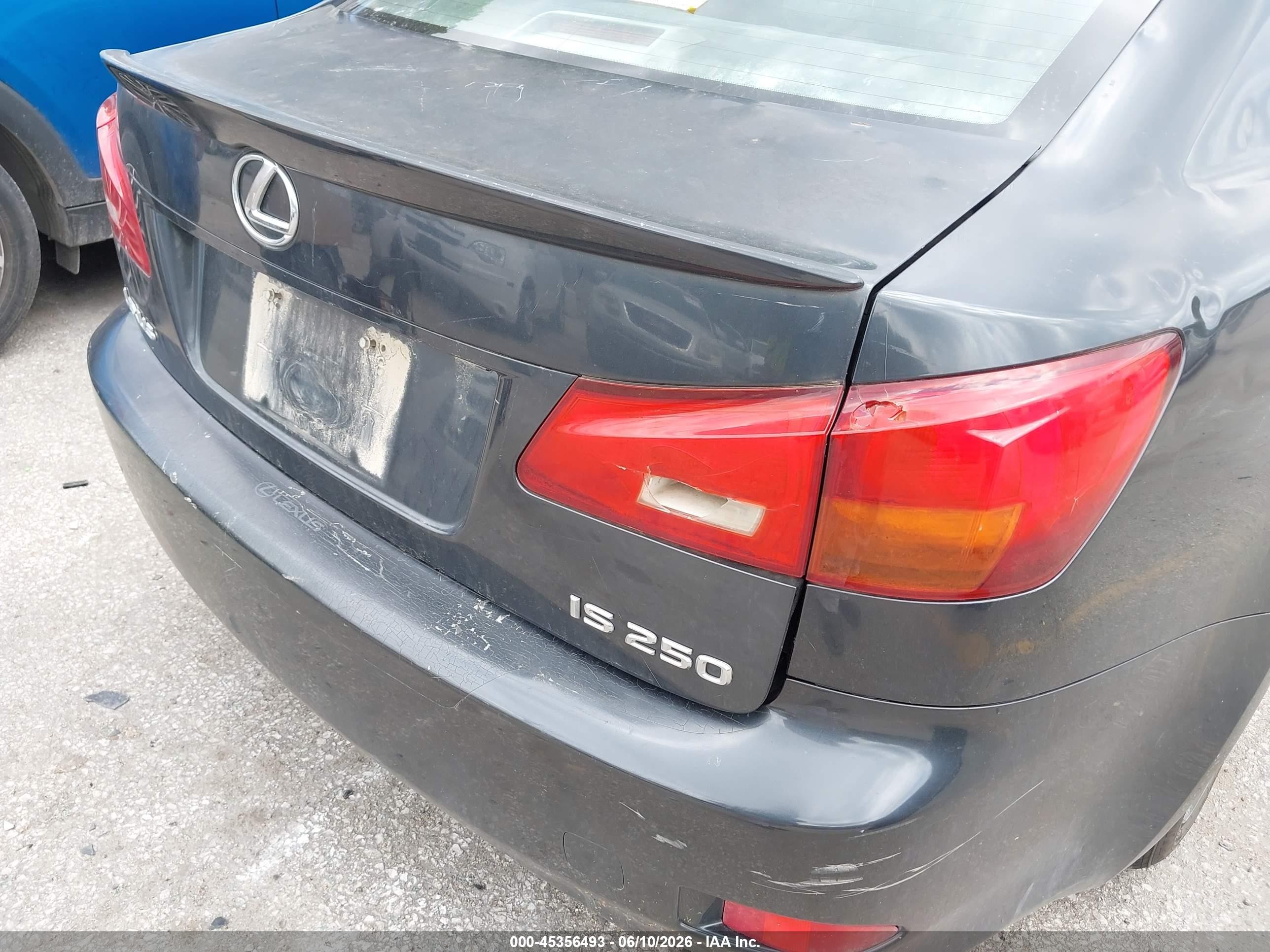 2008 Lexus Is 250   Gray vin: JTHBK262185062317