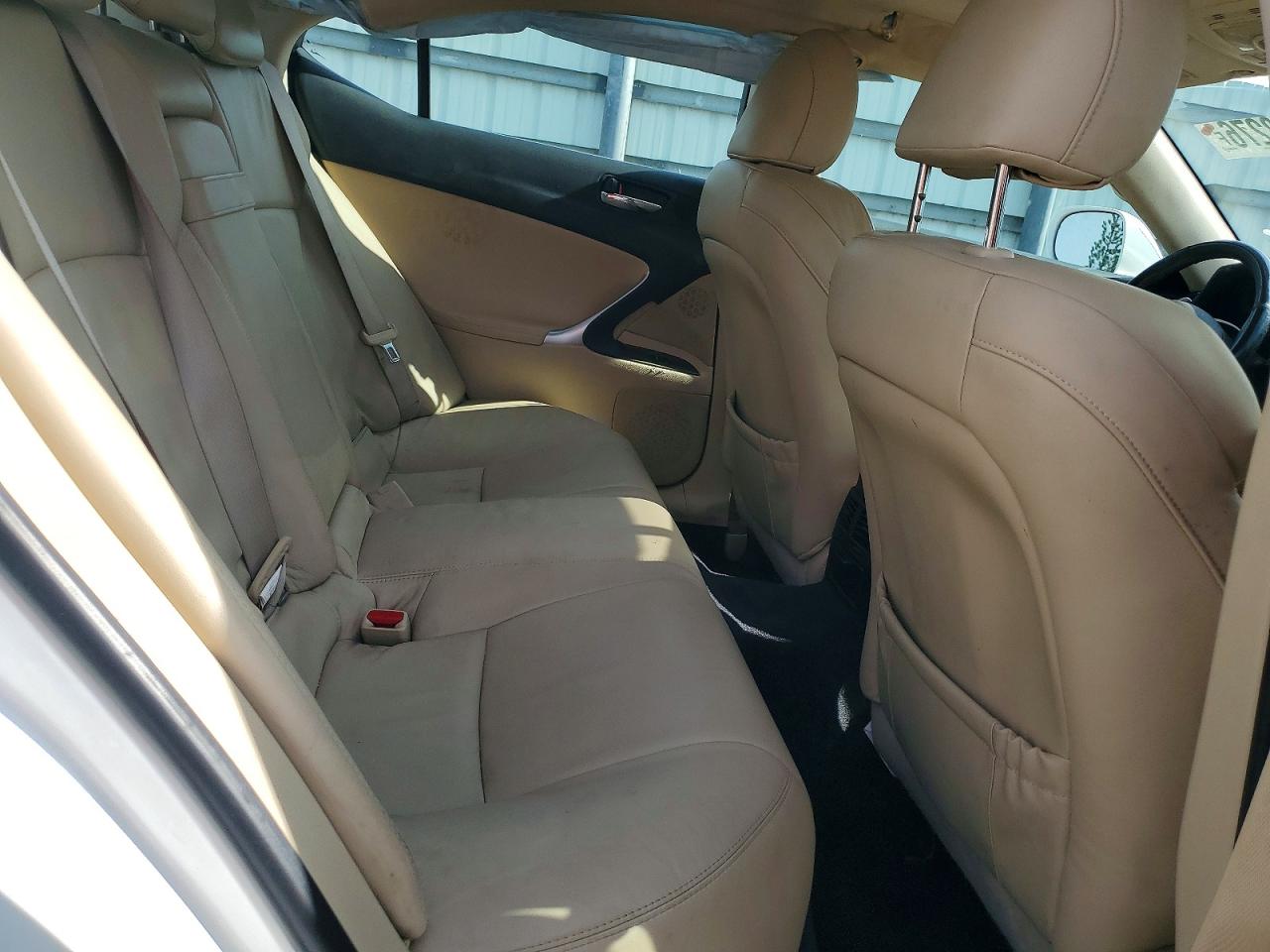 2008 Lexus Is 250 Base White vin: JTHBK262185065377