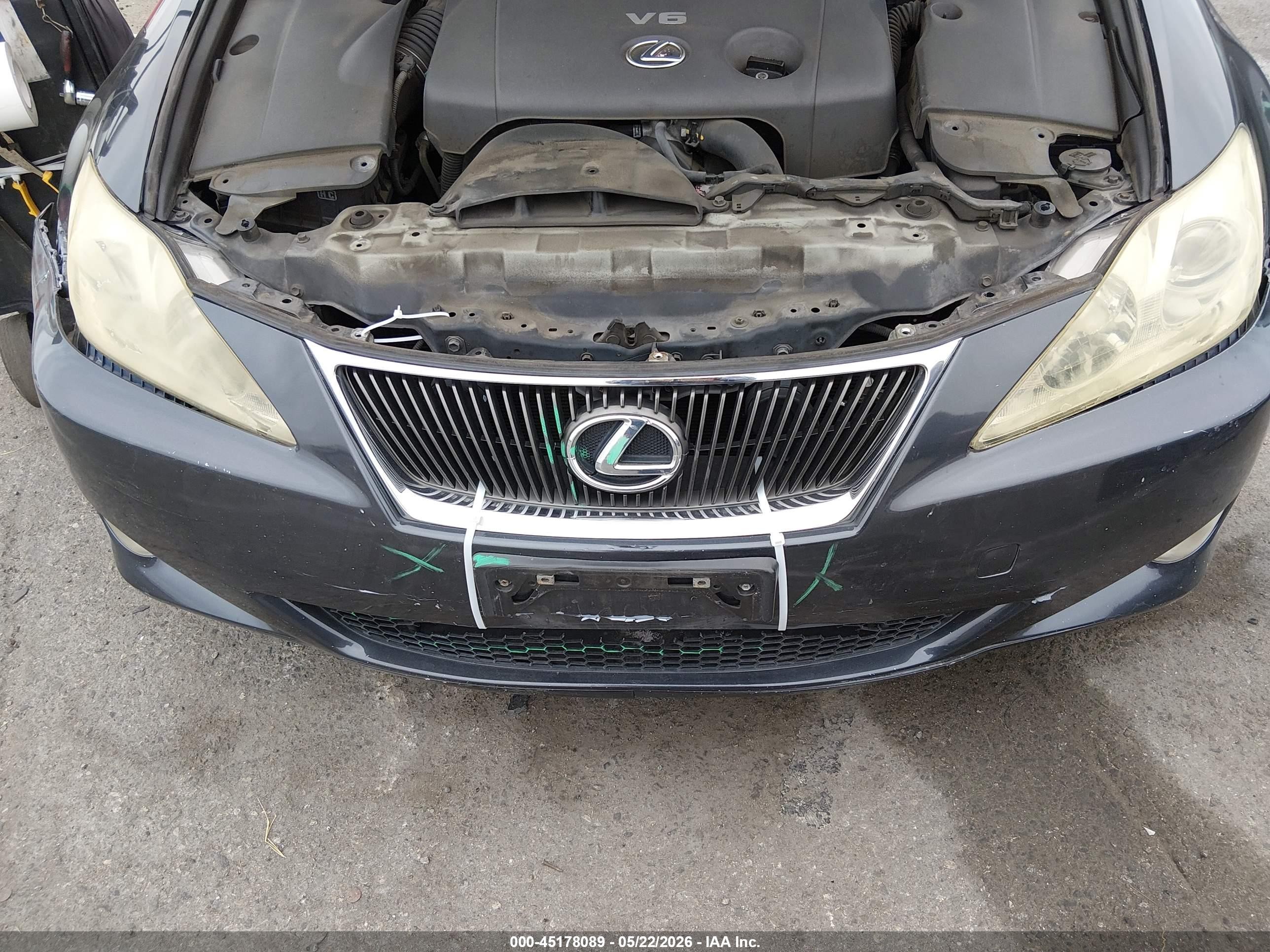 2008 Lexus Is 250   Blue vin: JTHBK262185082051