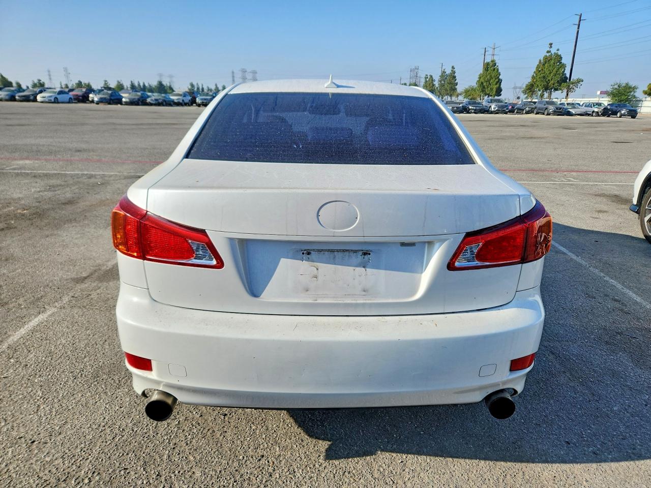 2009 Lexus Is 250 White vin: JTHBK262195086778