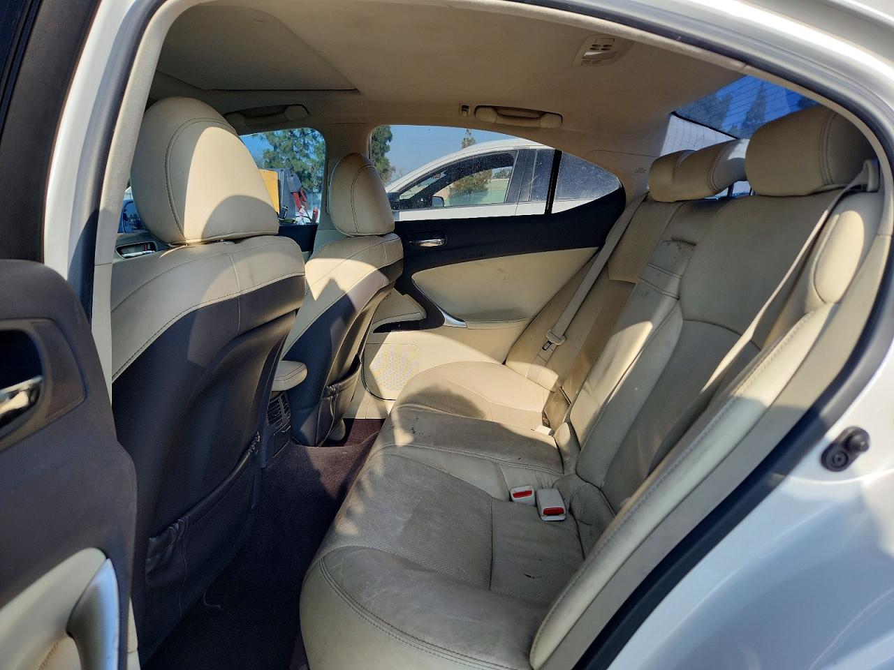 2009 Lexus Is 250 White vin: JTHBK262195086778