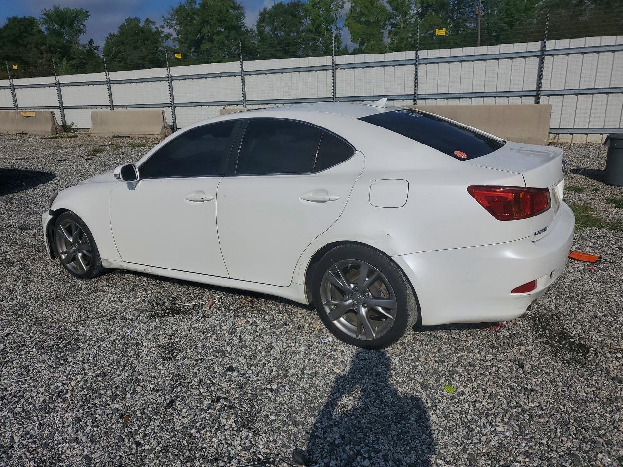 2009 Lexus Is 250 Base Белый vin: JTHBK262195091253