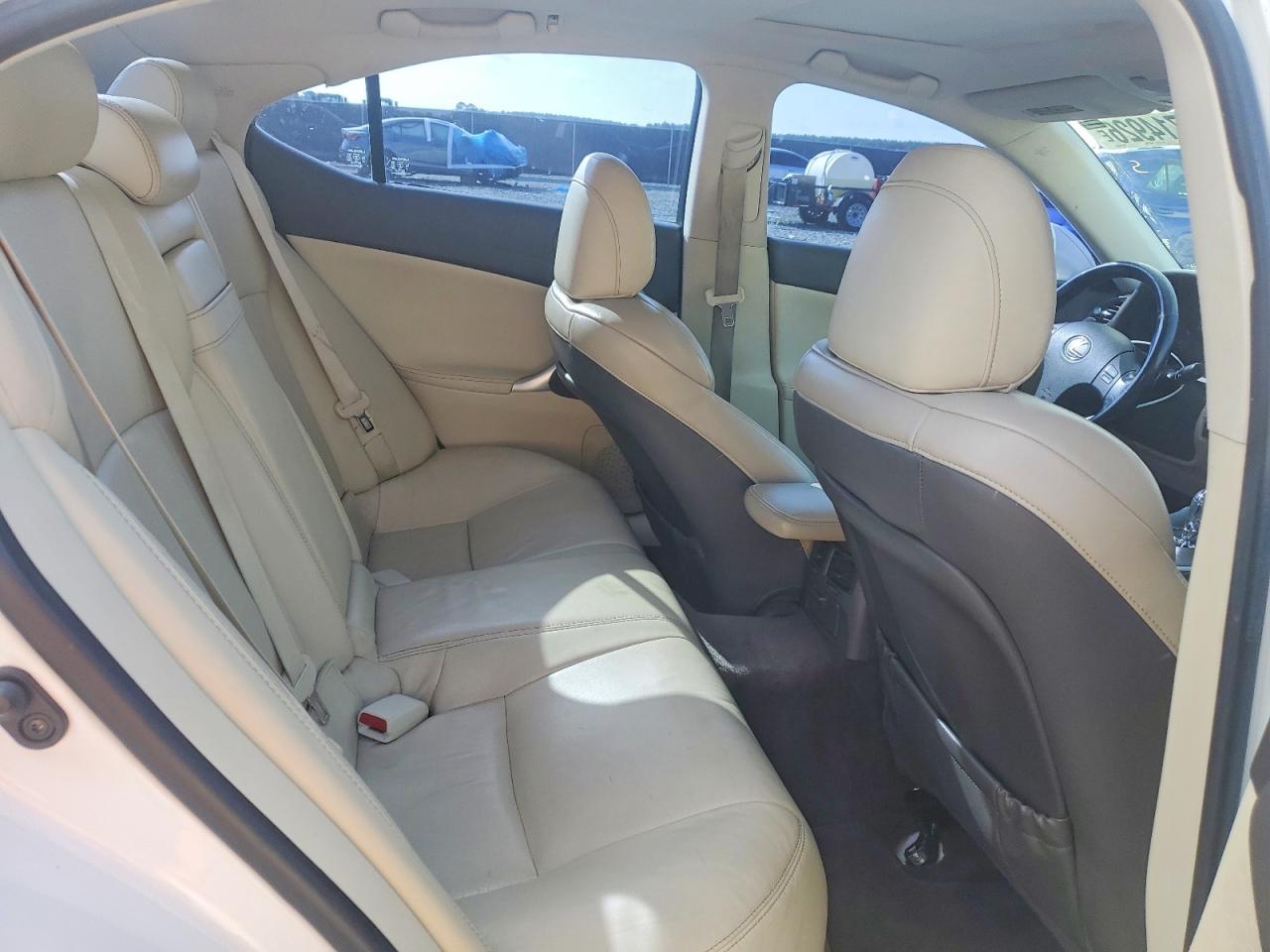 2009 Lexus Is 250 Base Белый vin: JTHBK262195091253