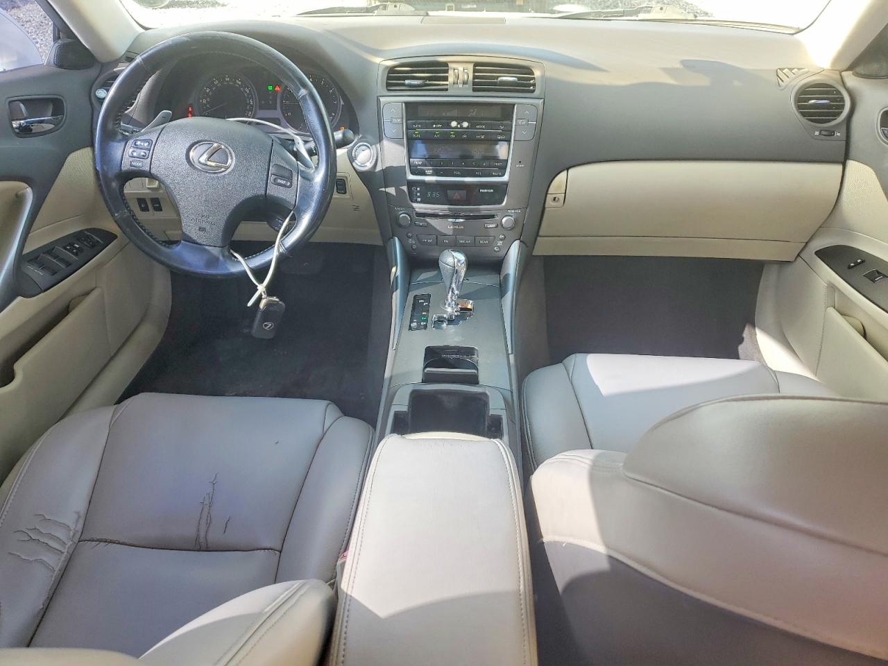 2009 Lexus Is 250 Base Белый vin: JTHBK262195091253