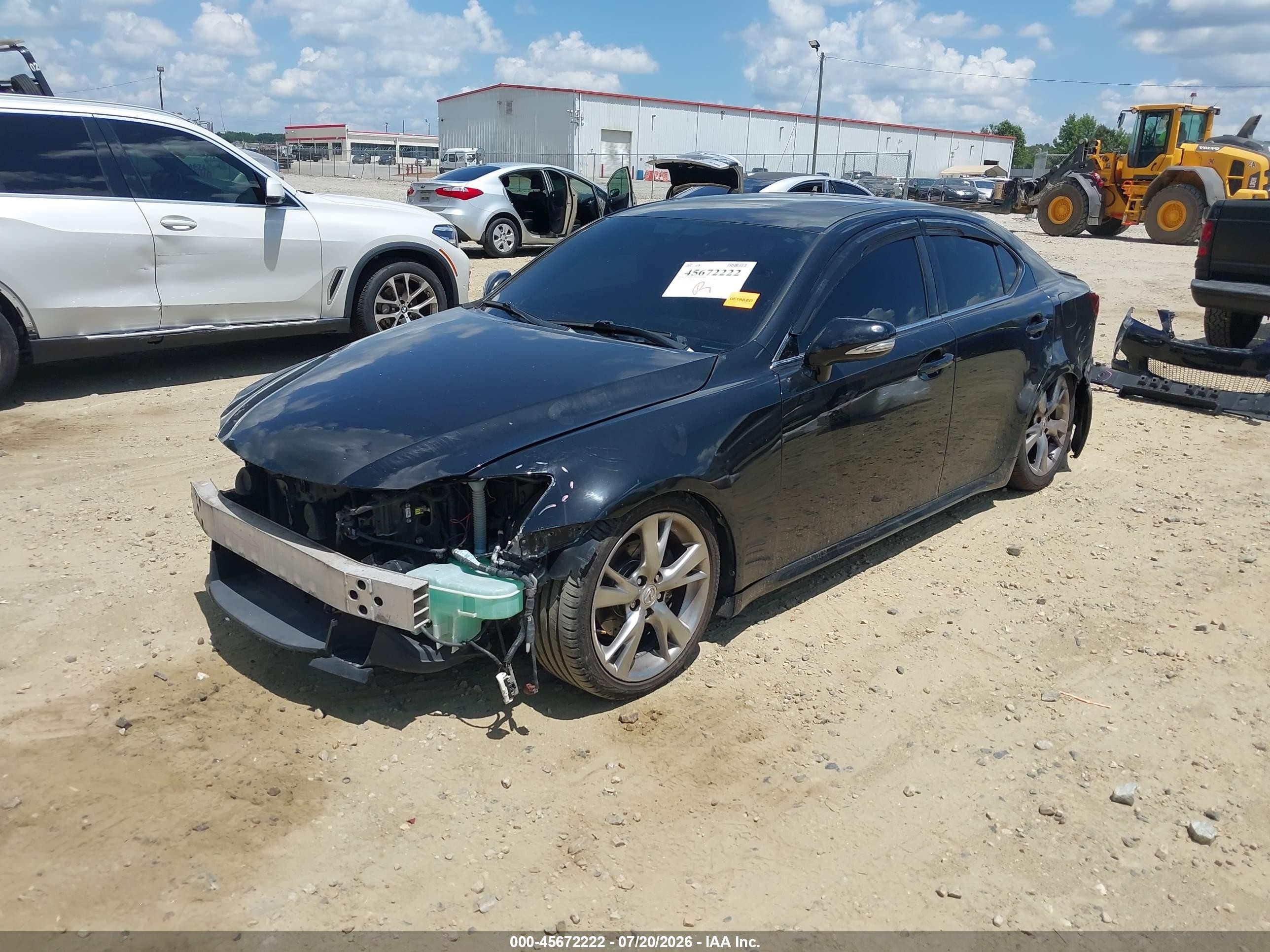 2009 Lexus Is 250 Black vin: JTHBK262195091785