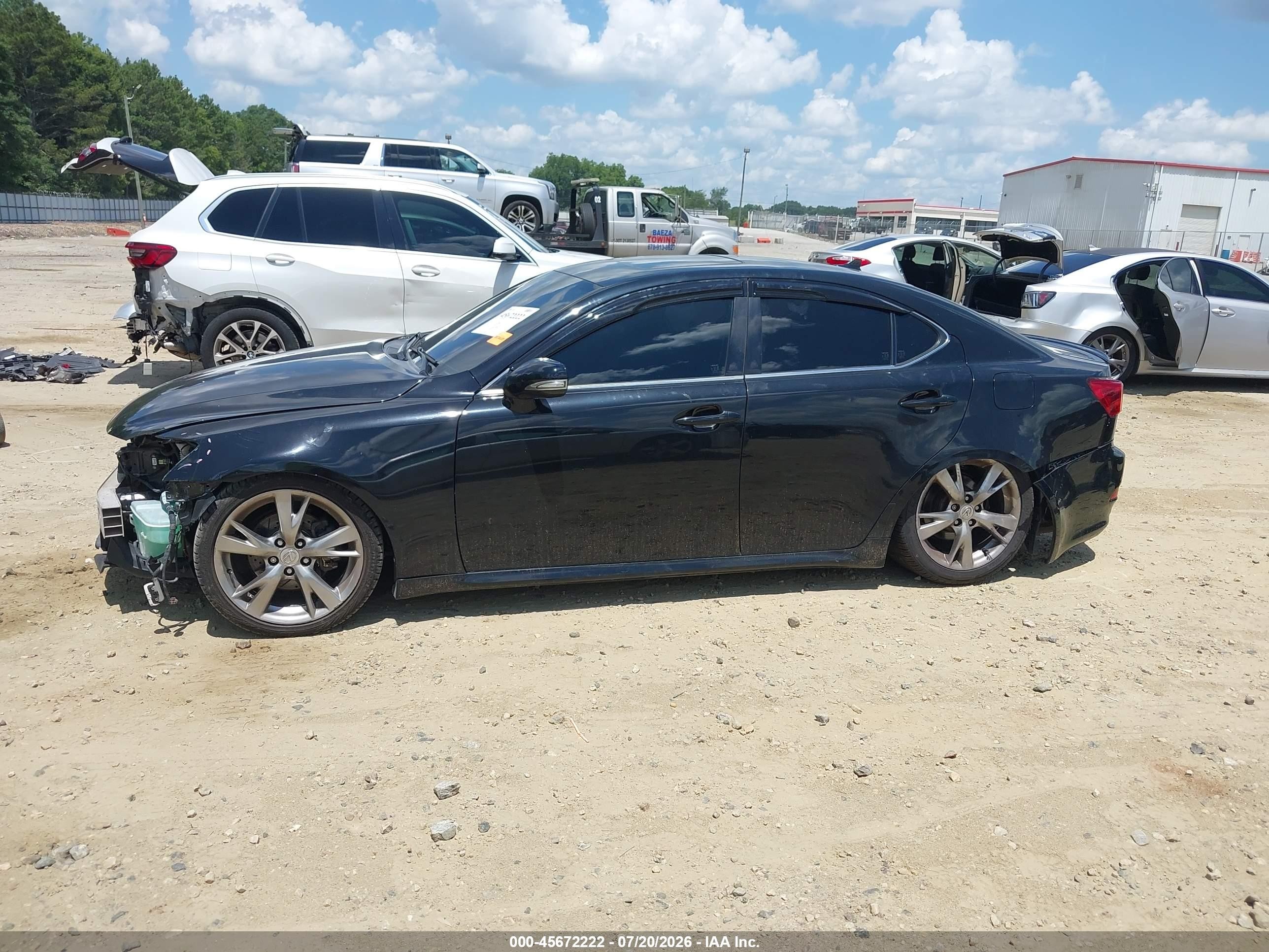 2009 Lexus Is 250 Black vin: JTHBK262195091785
