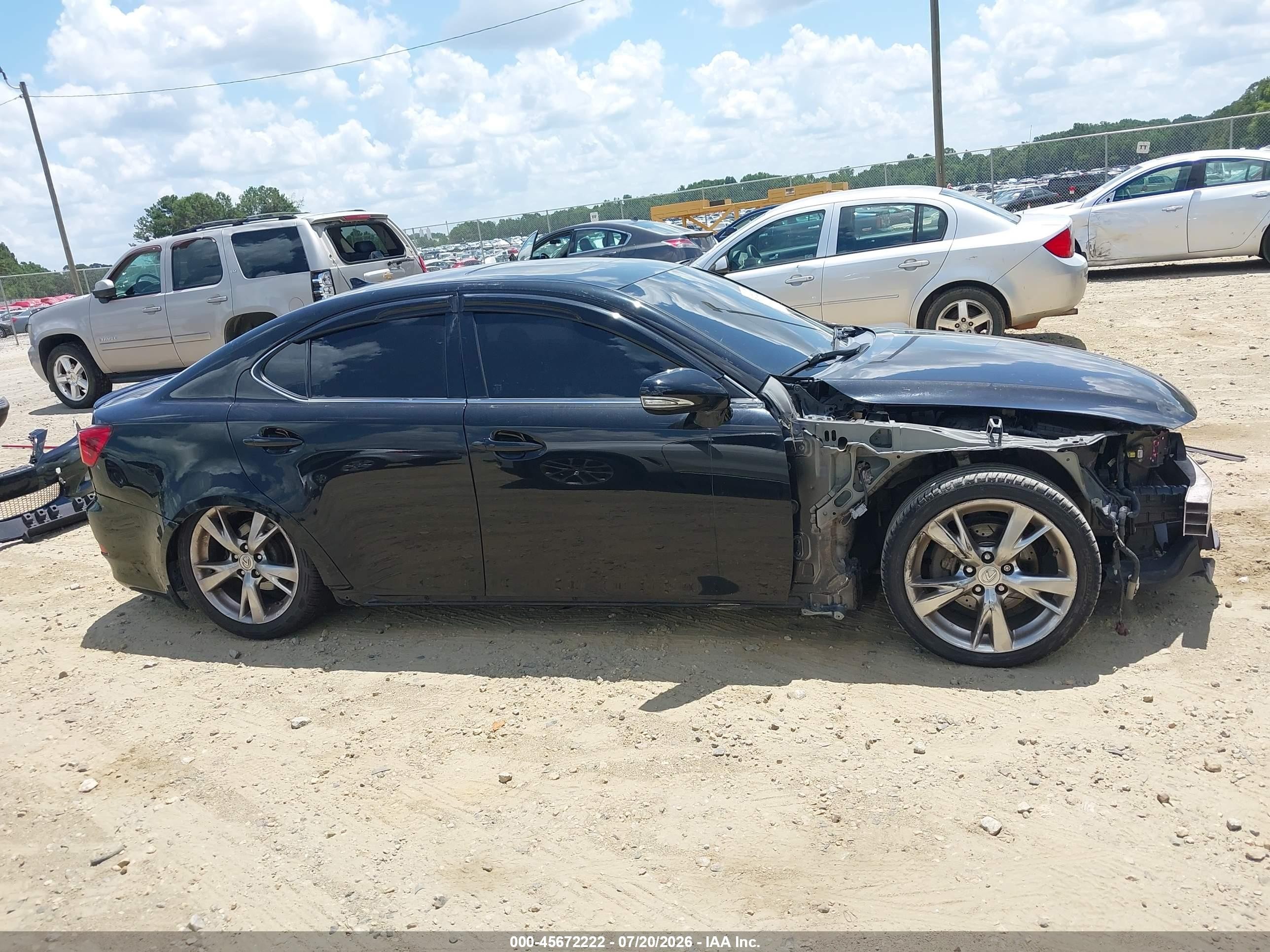 2009 Lexus Is 250 Black vin: JTHBK262195091785