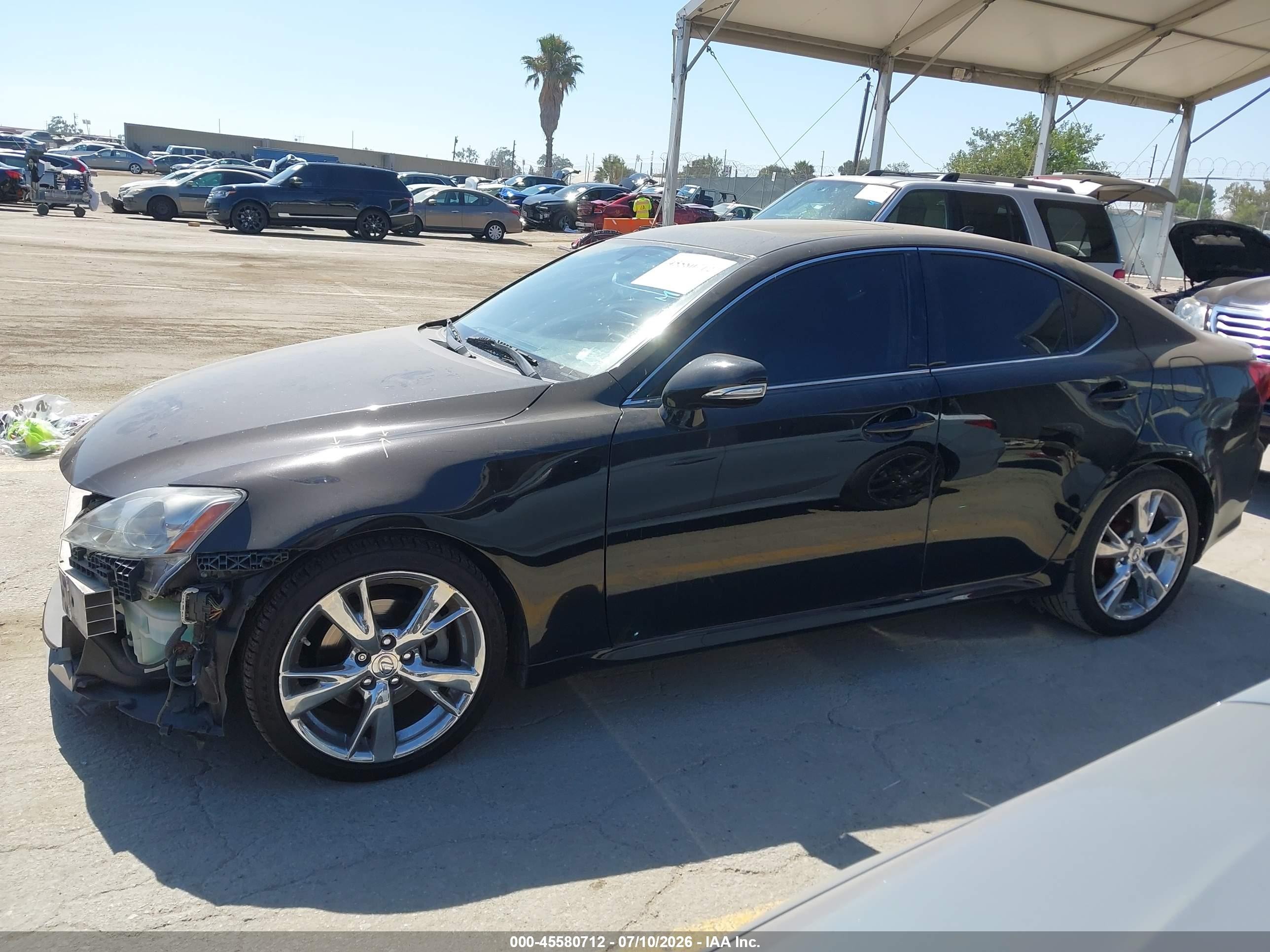 2009 Lexus Is 250   Black vin: JTHBK262195101540