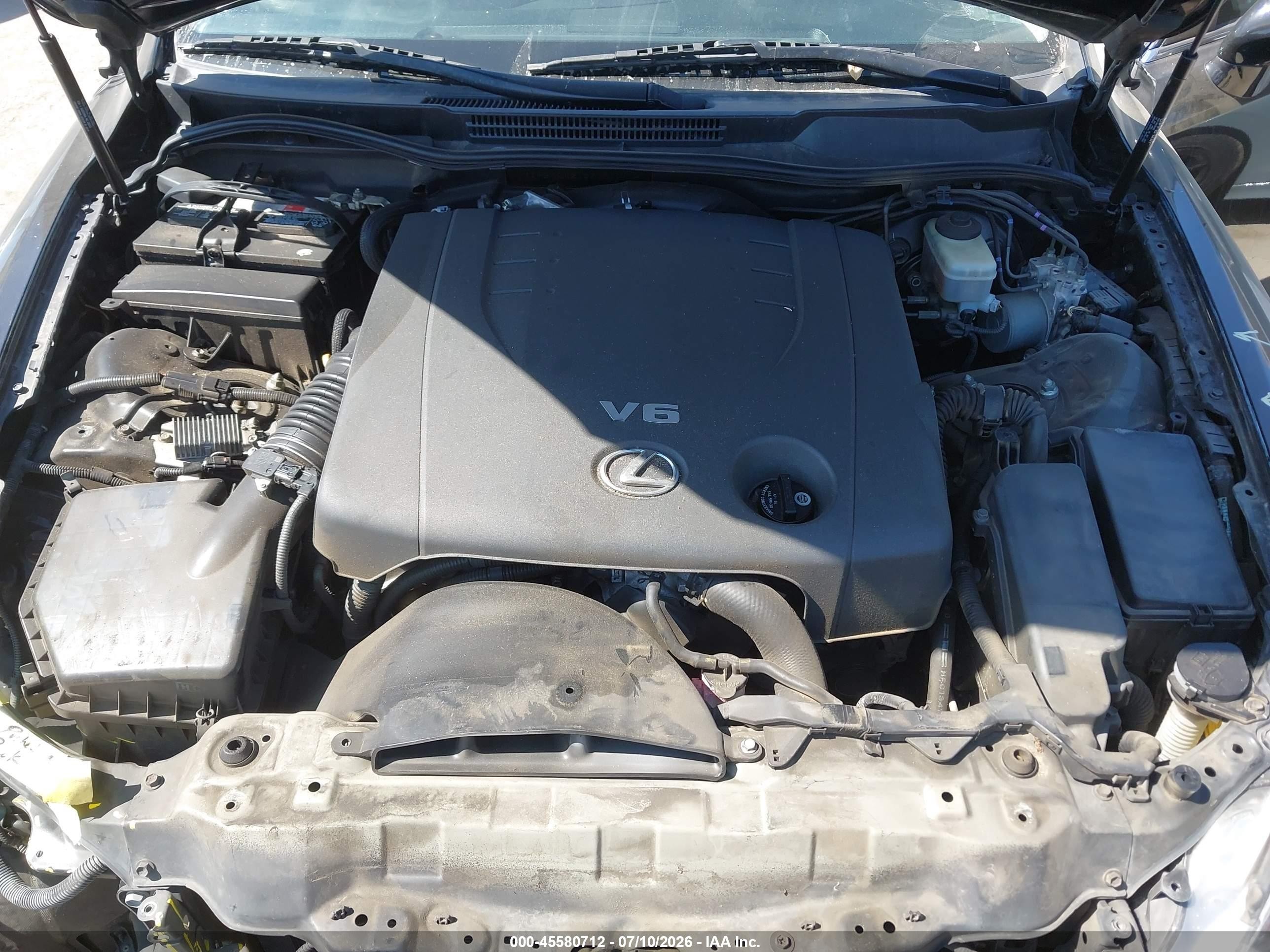 2009 Lexus Is 250   Black vin: JTHBK262195101540