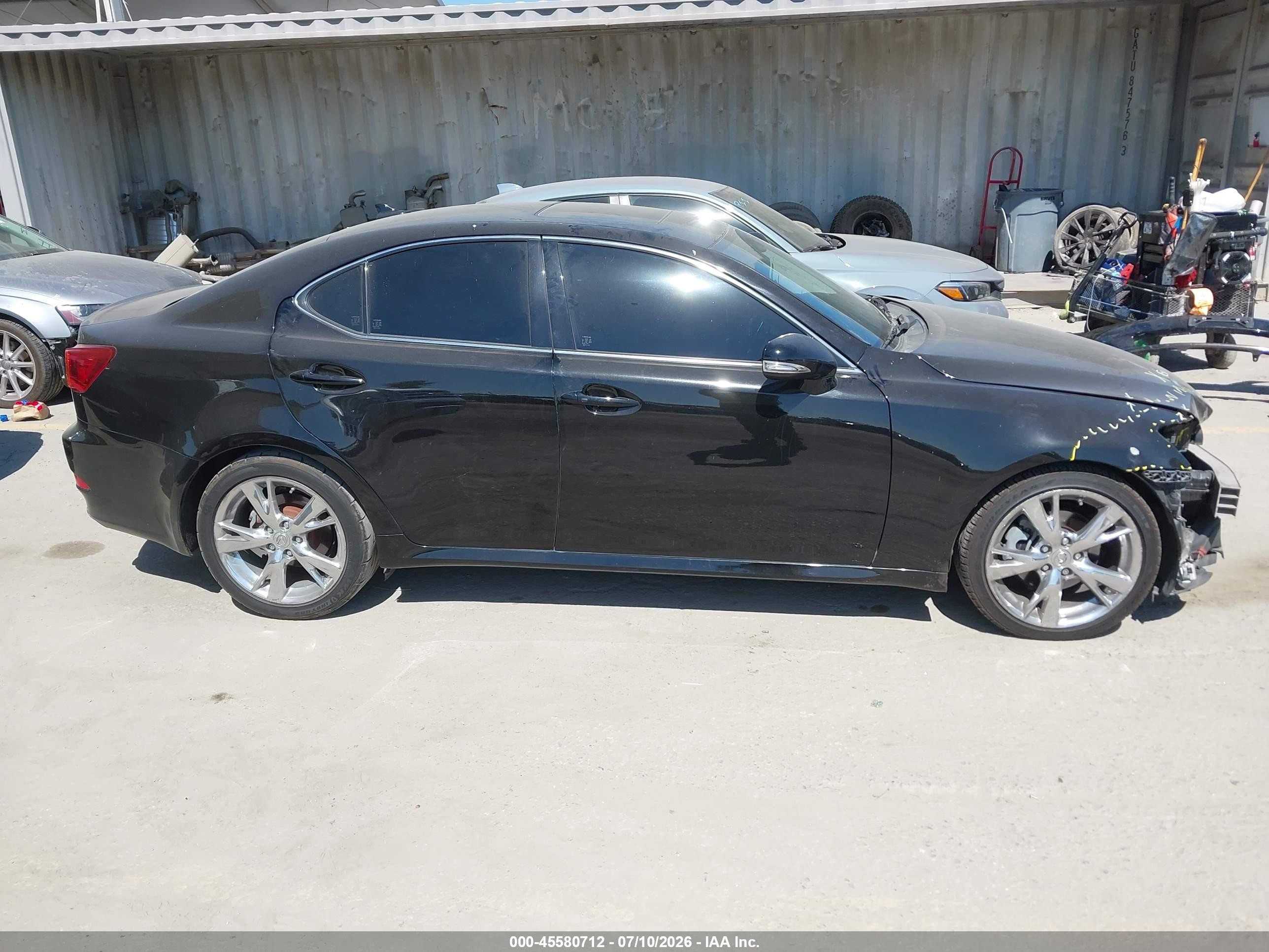 2009 Lexus Is 250   Black vin: JTHBK262195101540