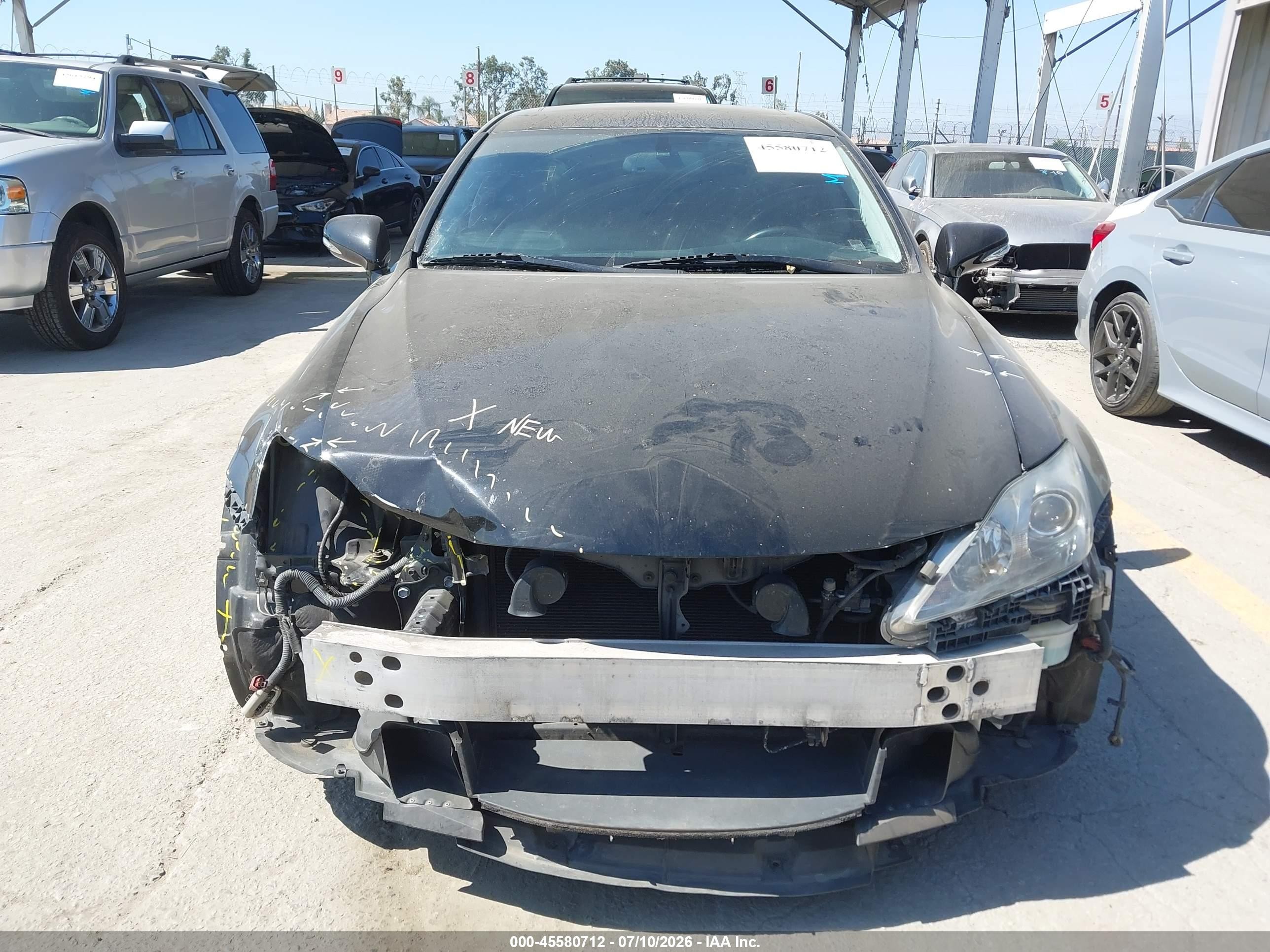 2009 Lexus Is 250   Black vin: JTHBK262195101540