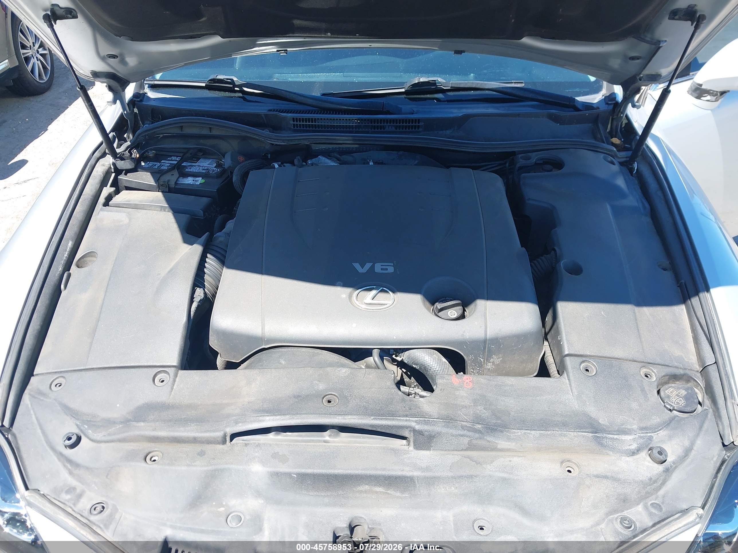 2009 Lexus Is 250   Silver vin: JTHBK262195102882