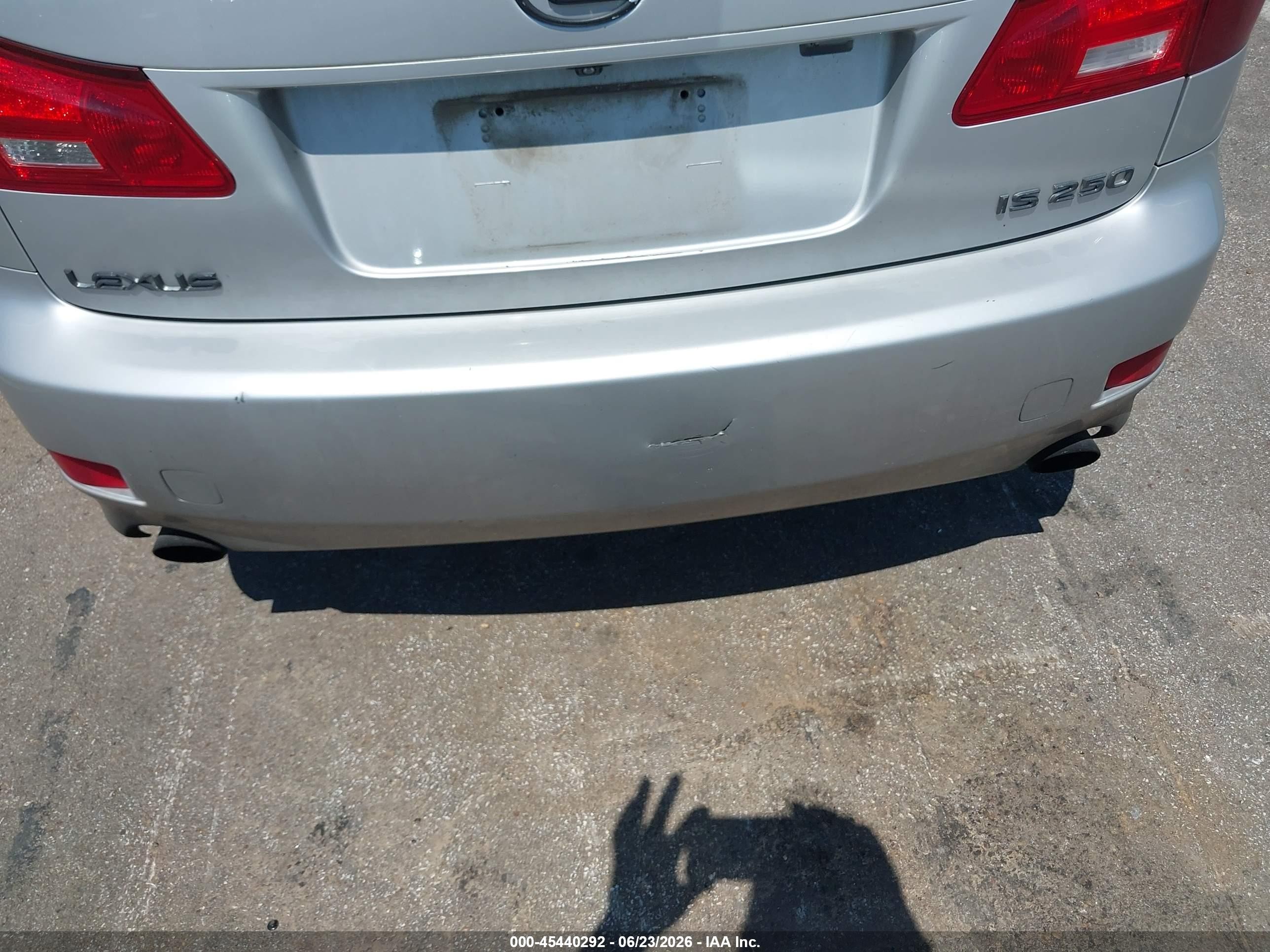 2006 Lexus Is 250   Gray vin: JTHBK262262012301