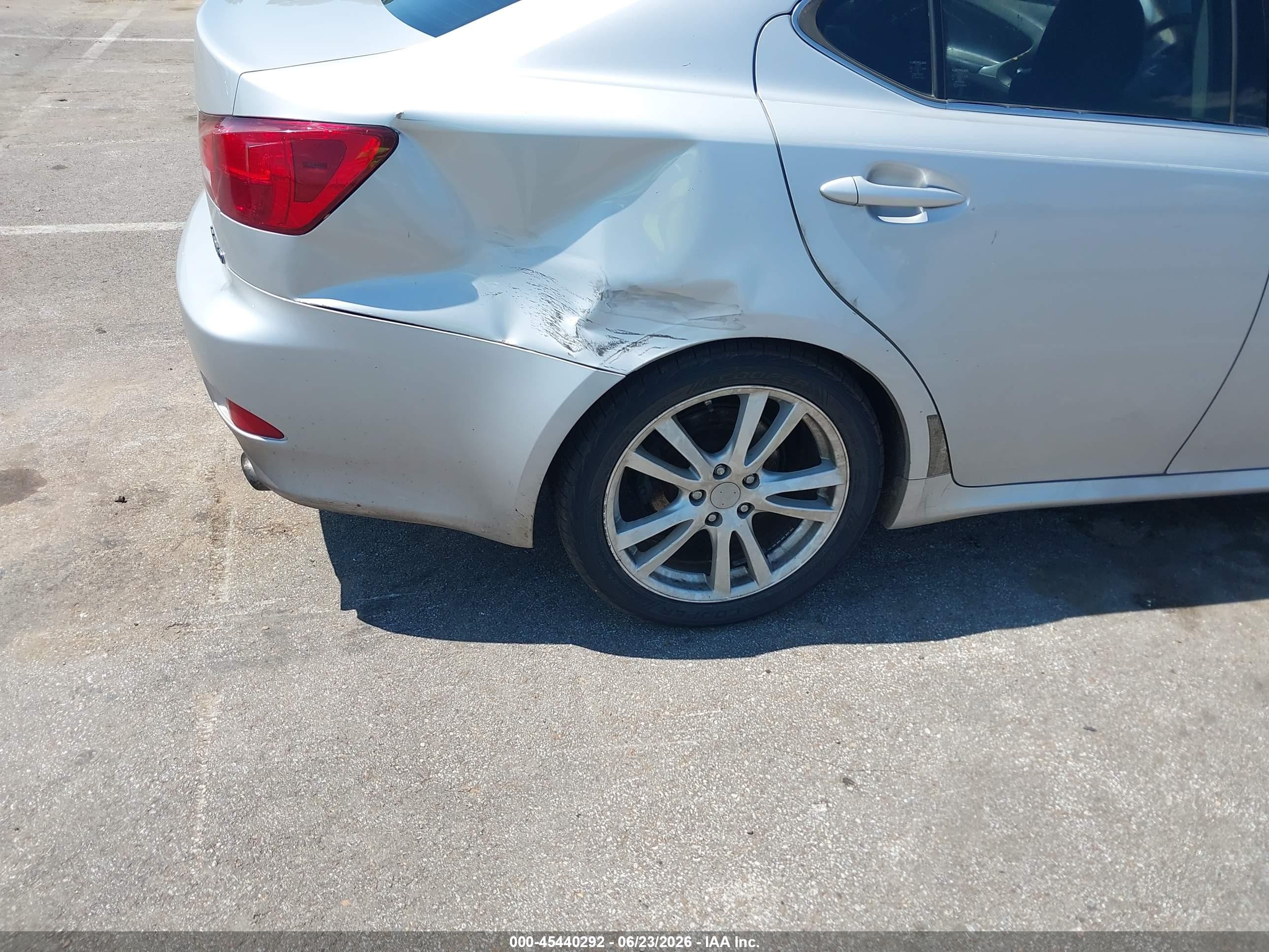 2006 Lexus Is 250   Gray vin: JTHBK262262012301