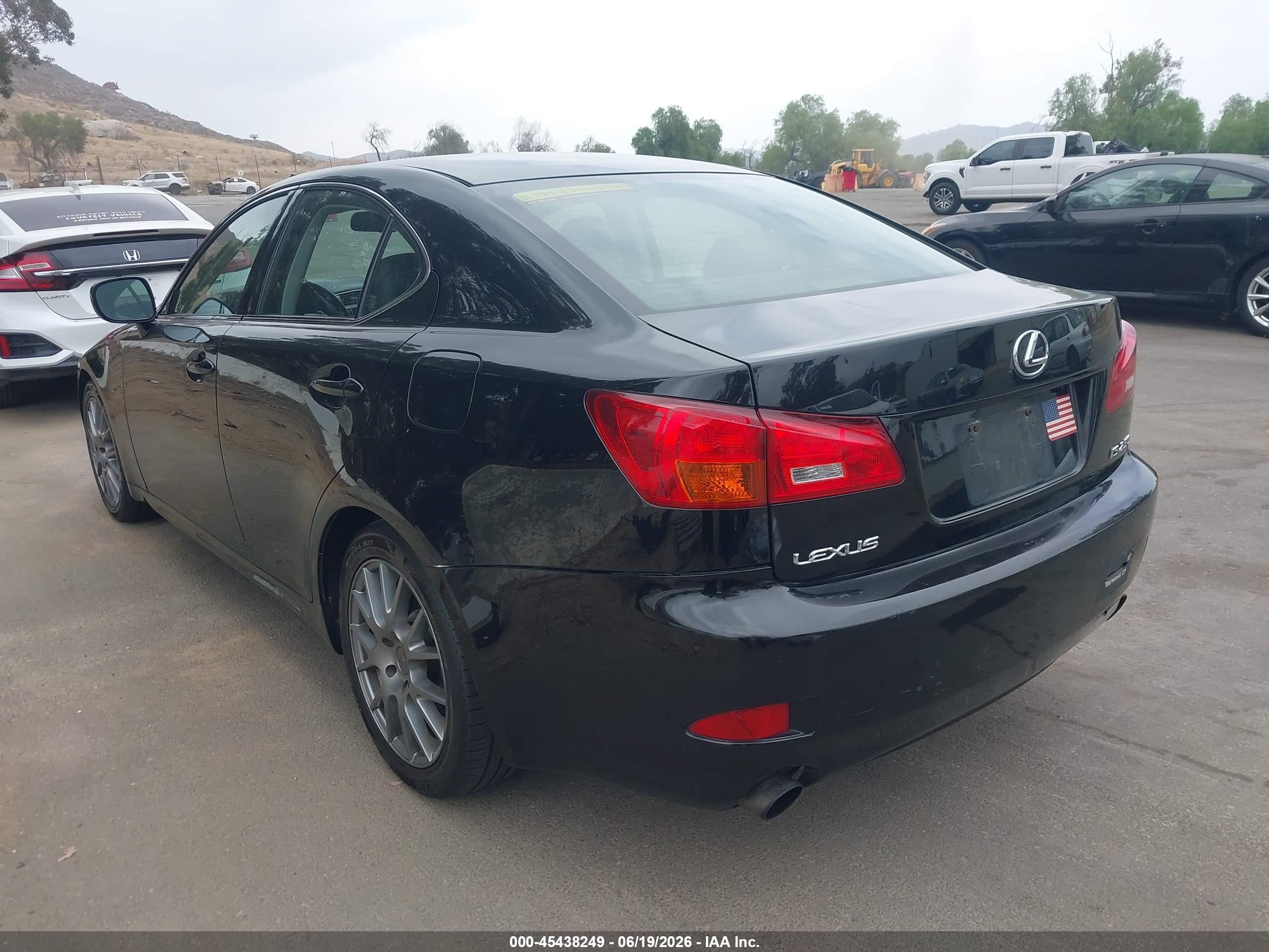 2006 Lexus Is 250 Black vin: JTHBK262262020575