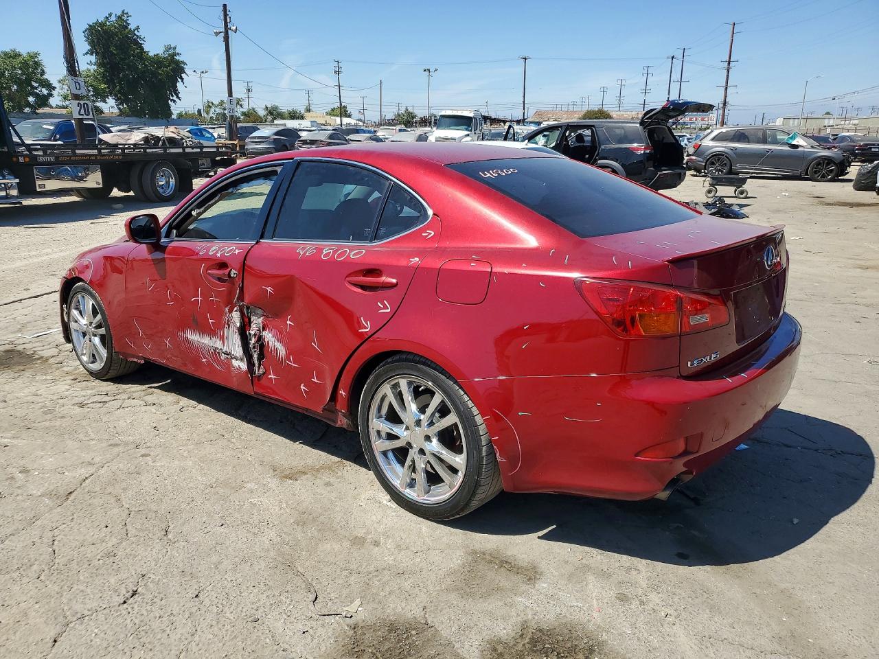 2006 Lexus Is 250 Red vin: JTHBK262265004486