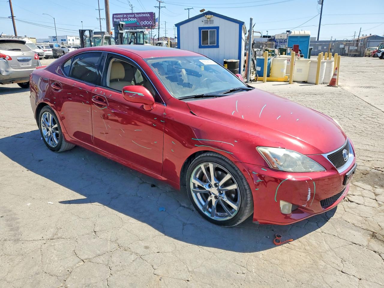2006 Lexus Is 250 Red vin: JTHBK262265004486