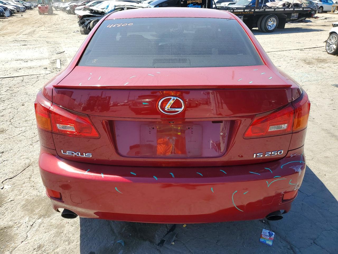 2006 Lexus Is 250 Red vin: JTHBK262265004486