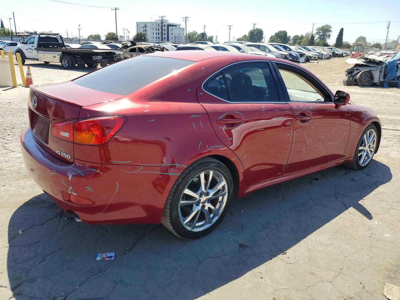 2006 Lexus Is 250 Red vin: JTHBK262265004486