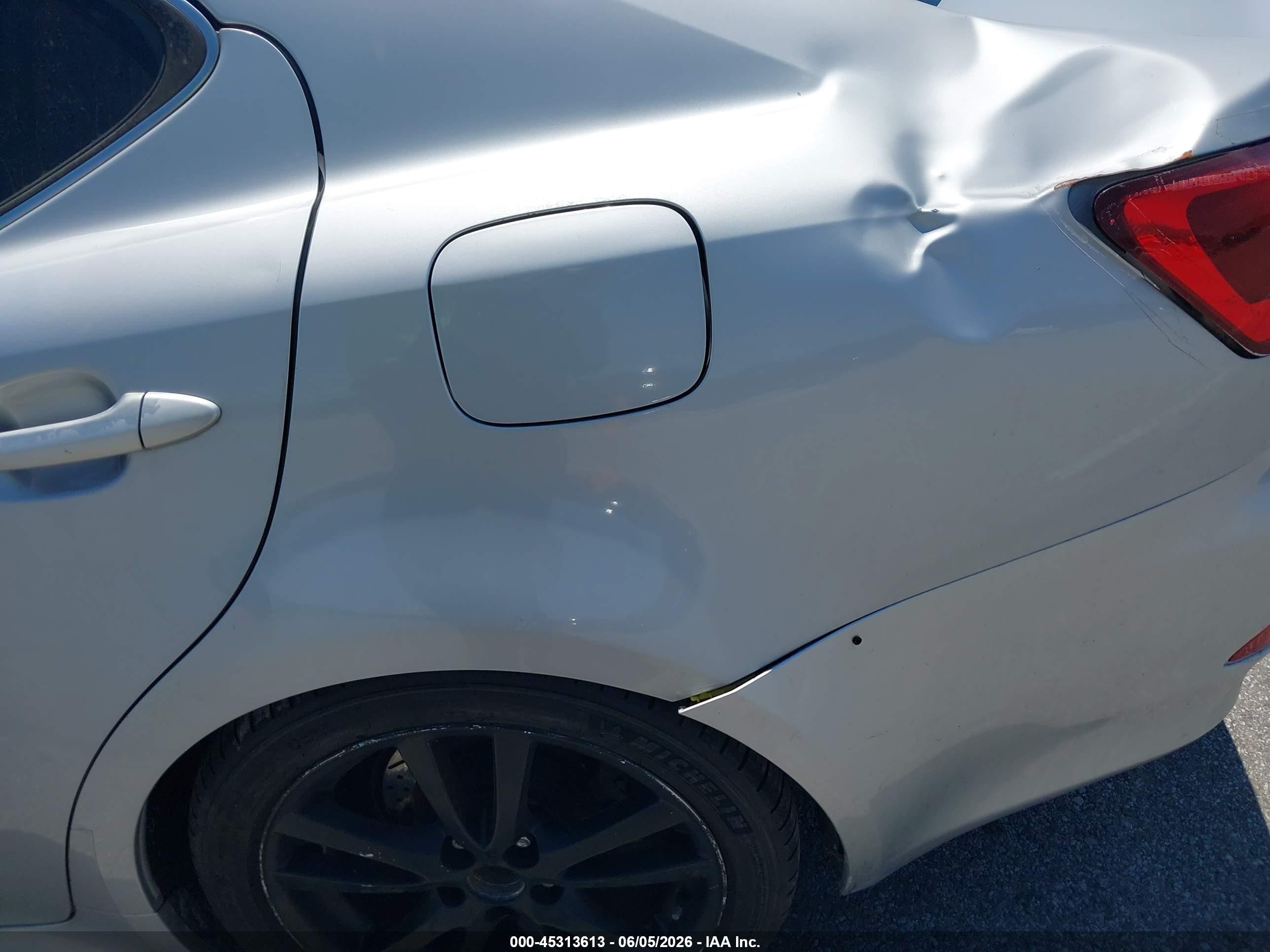 2007 Lexus Is 250   Silver vin: JTHBK262272042738