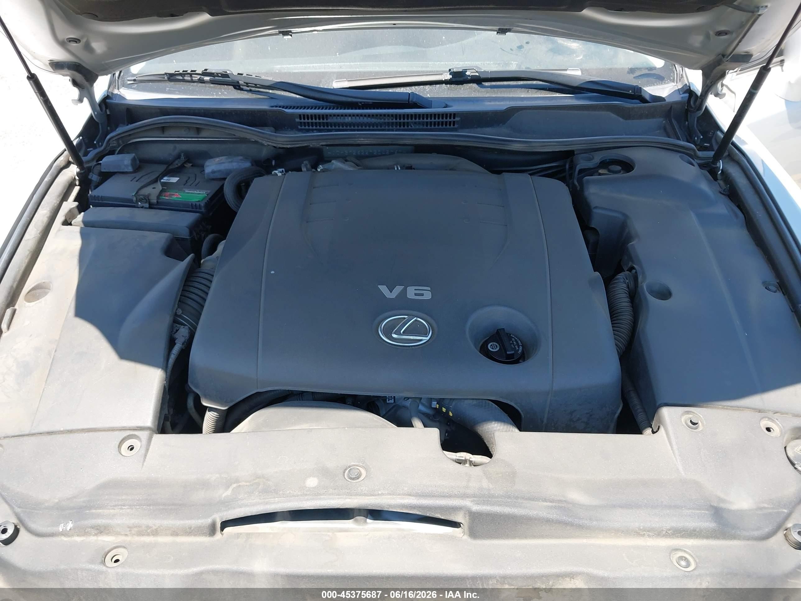 2007 Lexus Is 250   Silver vin: JTHBK262272045767