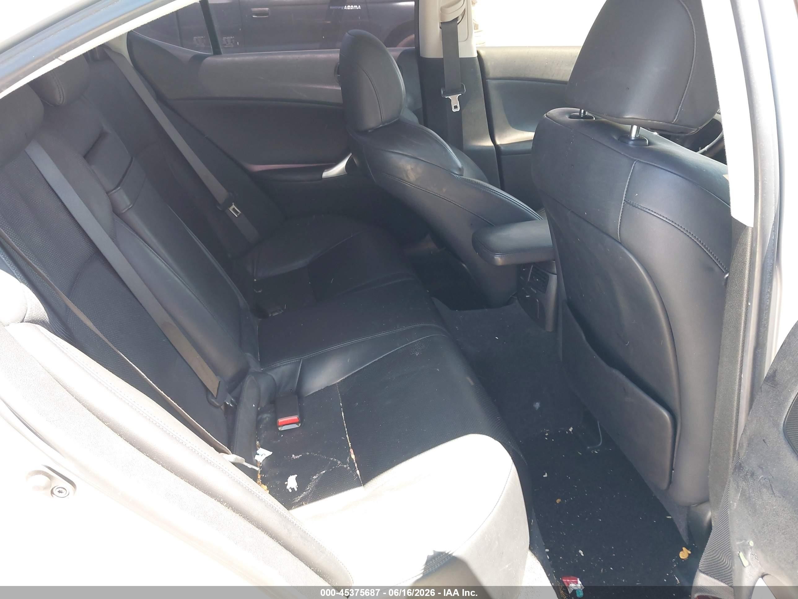 2007 Lexus Is 250   Silver vin: JTHBK262272045767