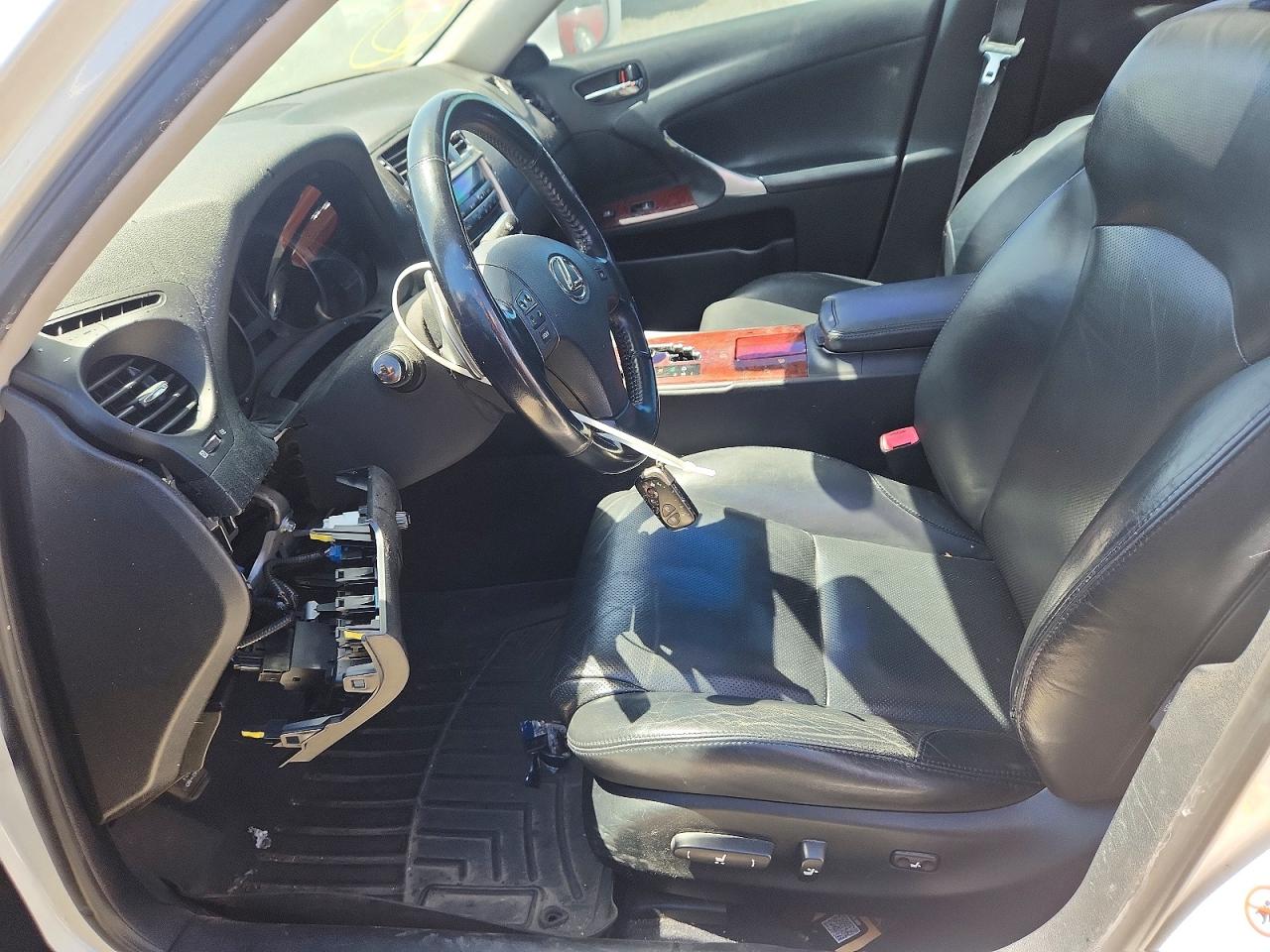 2007 Lexus Is 250 White vin: JTHBK262272056297
