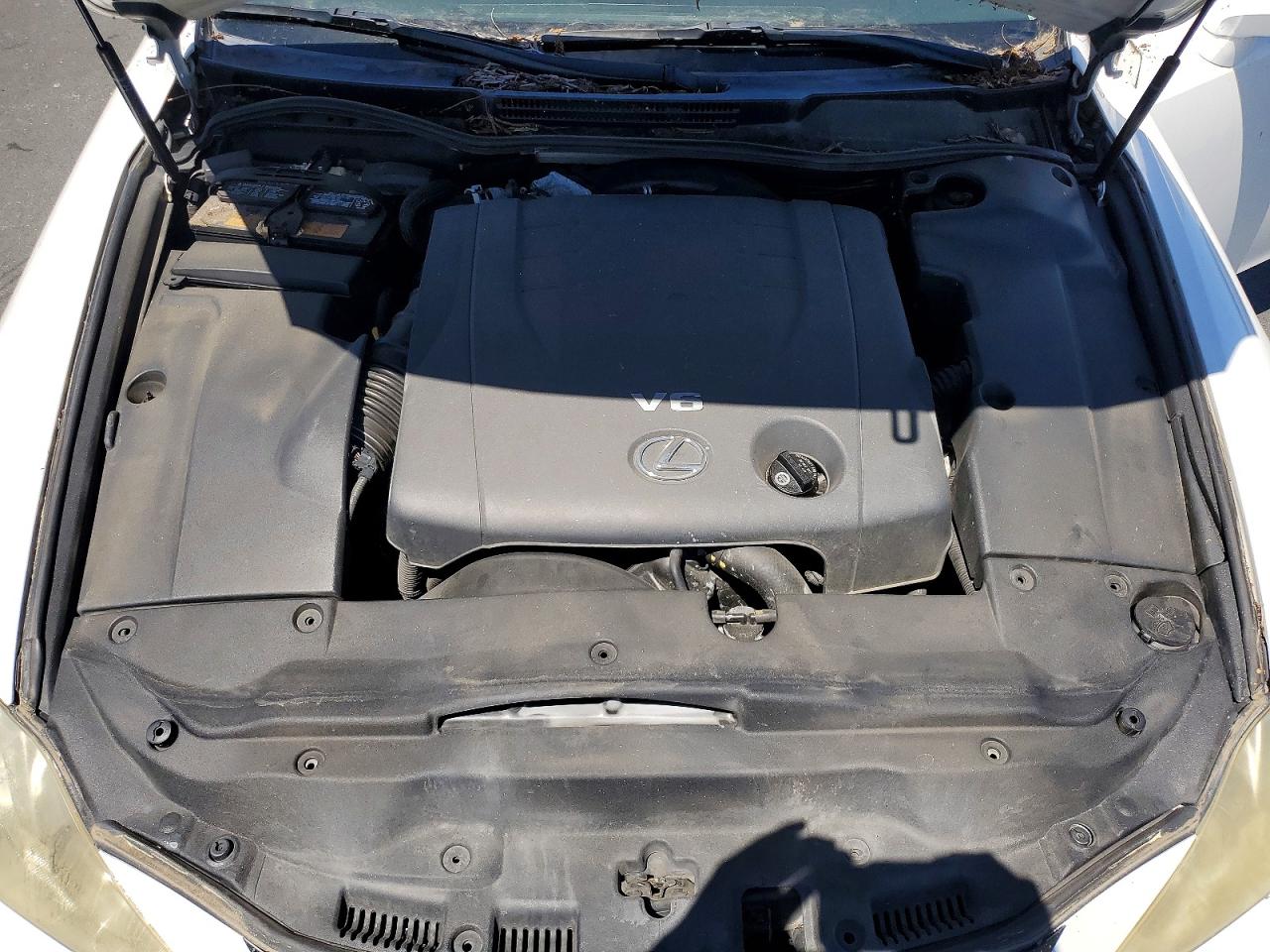 2007 Lexus Is 250 White vin: JTHBK262272056297