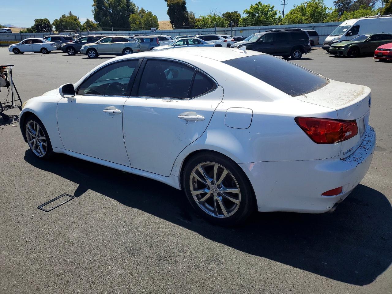 2007 Lexus Is 250 White vin: JTHBK262272056297
