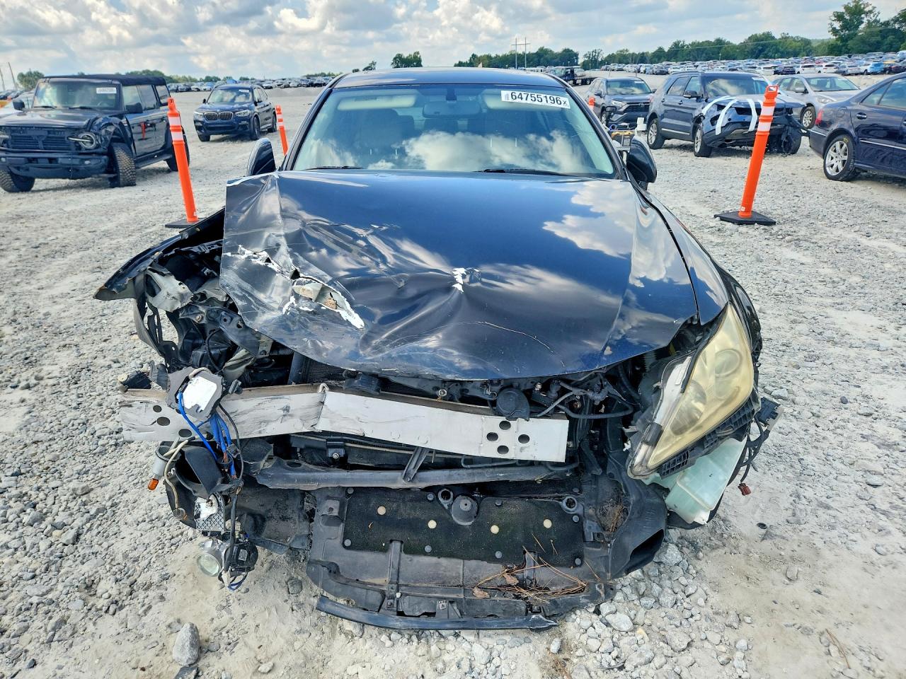 2007 Lexus Is 250 Base Черный vin: JTHBK262275025842
