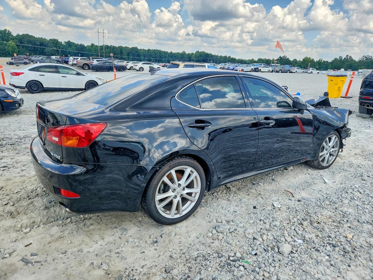 2007 Lexus Is 250 Base Черный vin: JTHBK262275025842