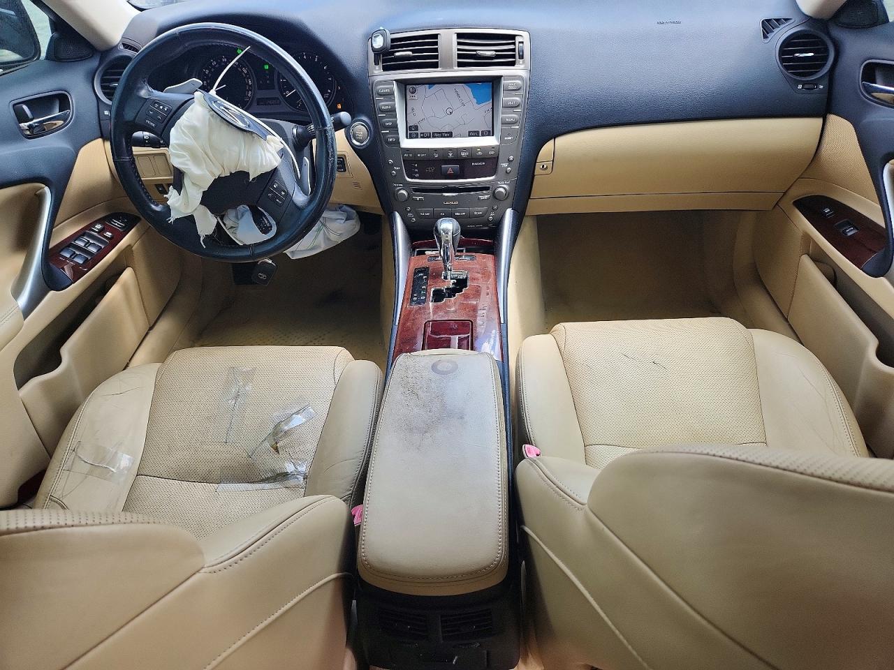 2007 Lexus Is 250 Base Черный vin: JTHBK262275025842