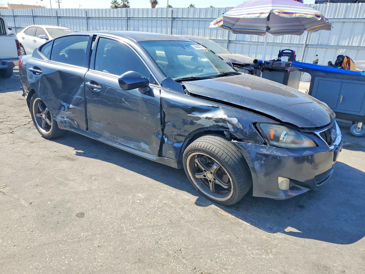 2007 Lexus Is 250 Base Gray vin: JTHBK262275028398