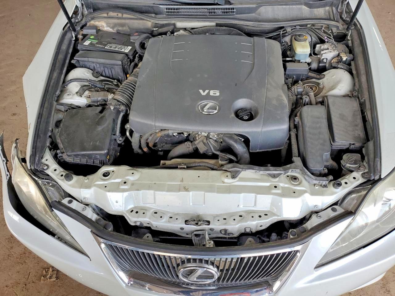 2007 Lexus Is 250 White vin: JTHBK262275029535