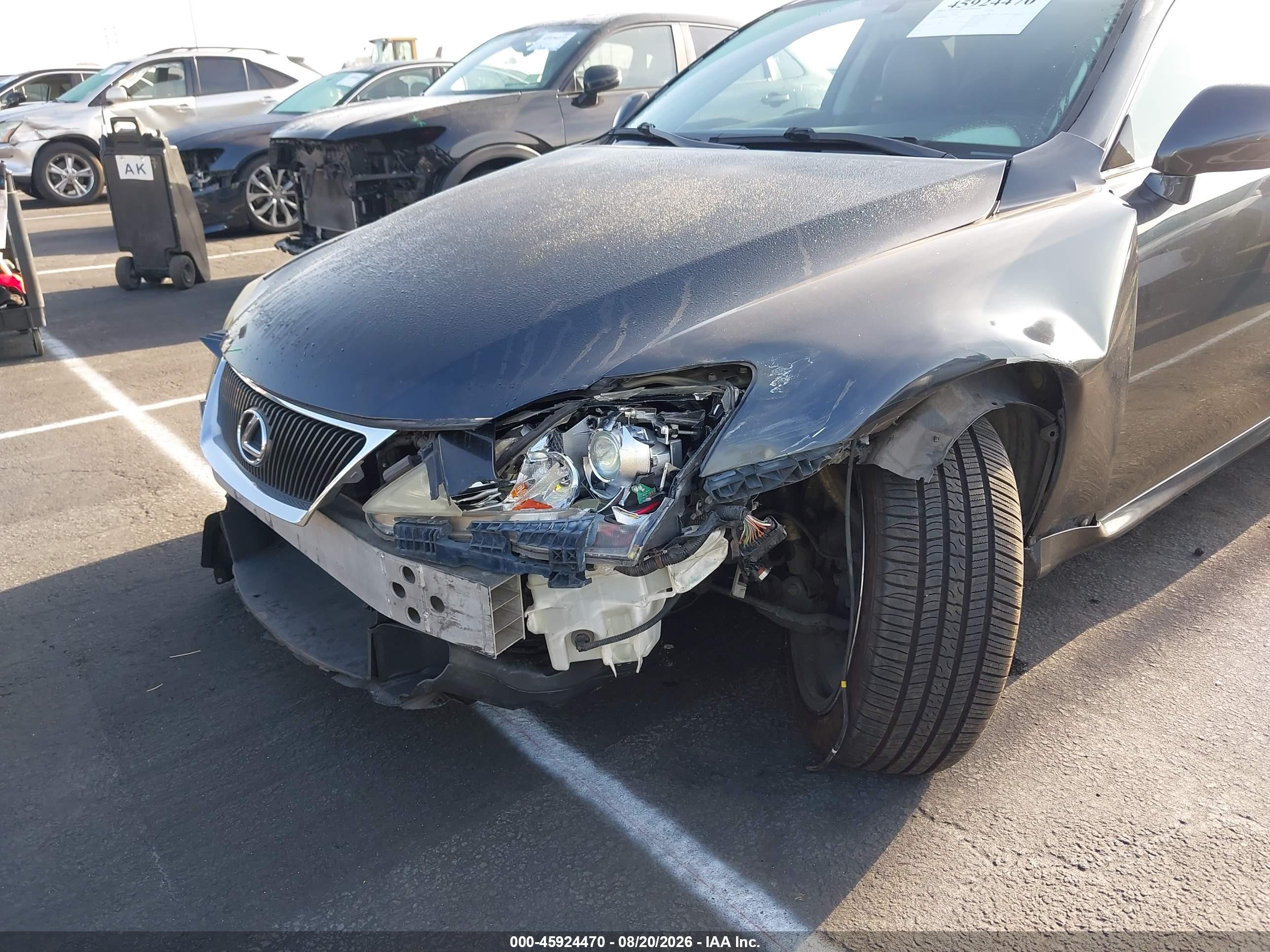 2007 Lexus Is 250   Gray vin: JTHBK262275048425