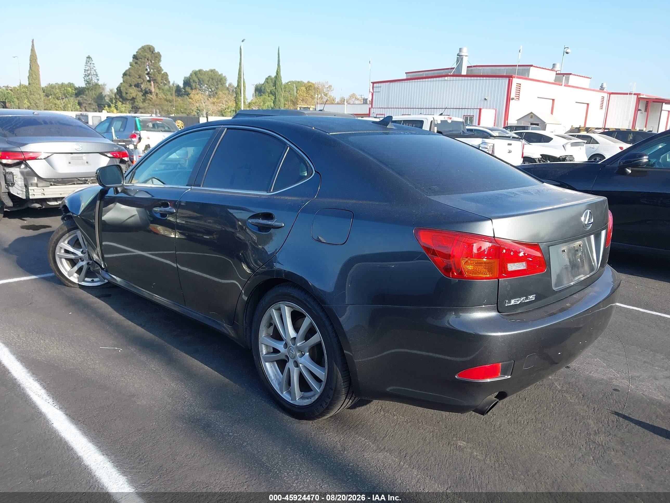 2007 Lexus Is 250   Gray vin: JTHBK262275048425