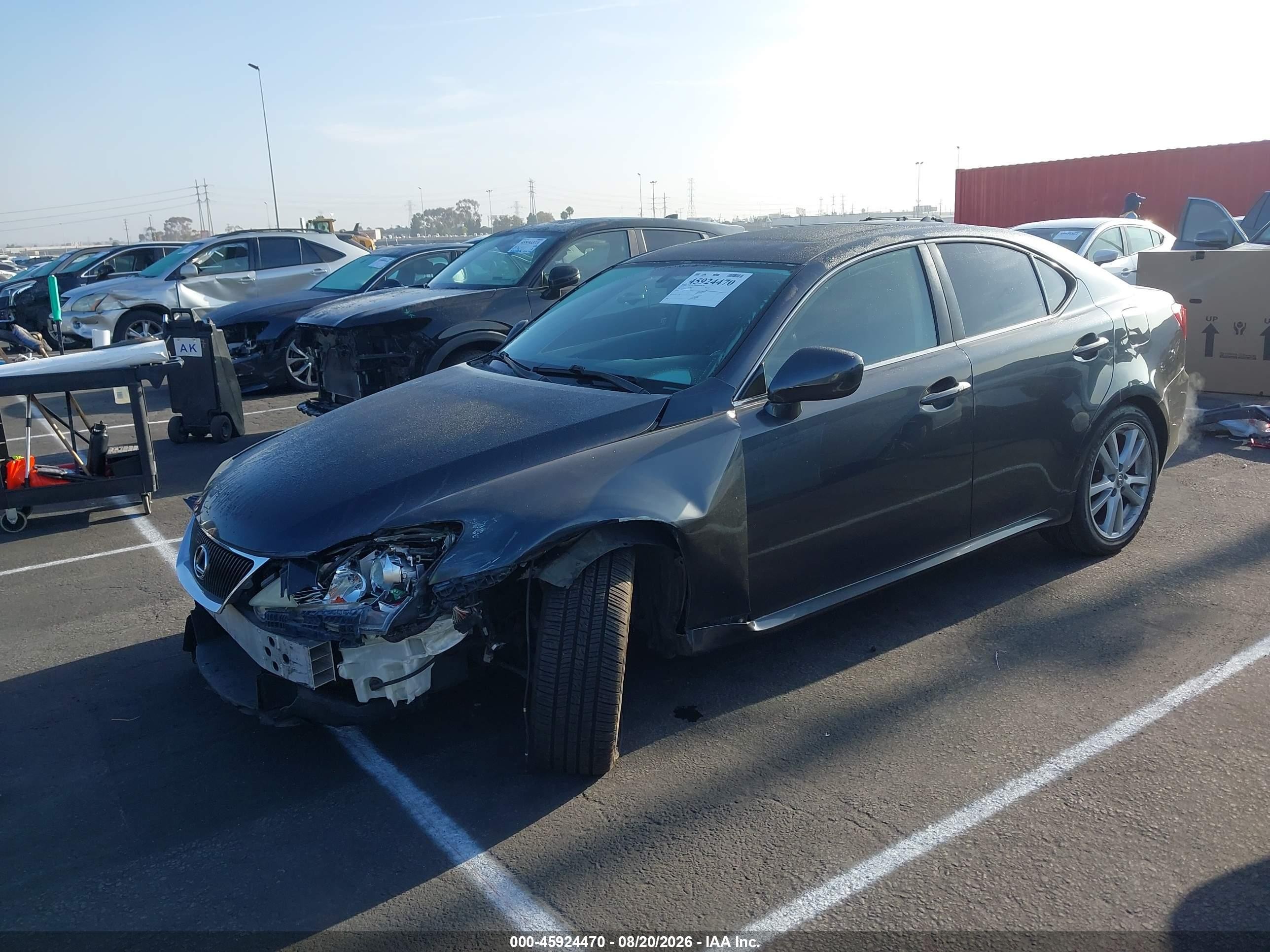 2007 Lexus Is 250   Gray vin: JTHBK262275048425