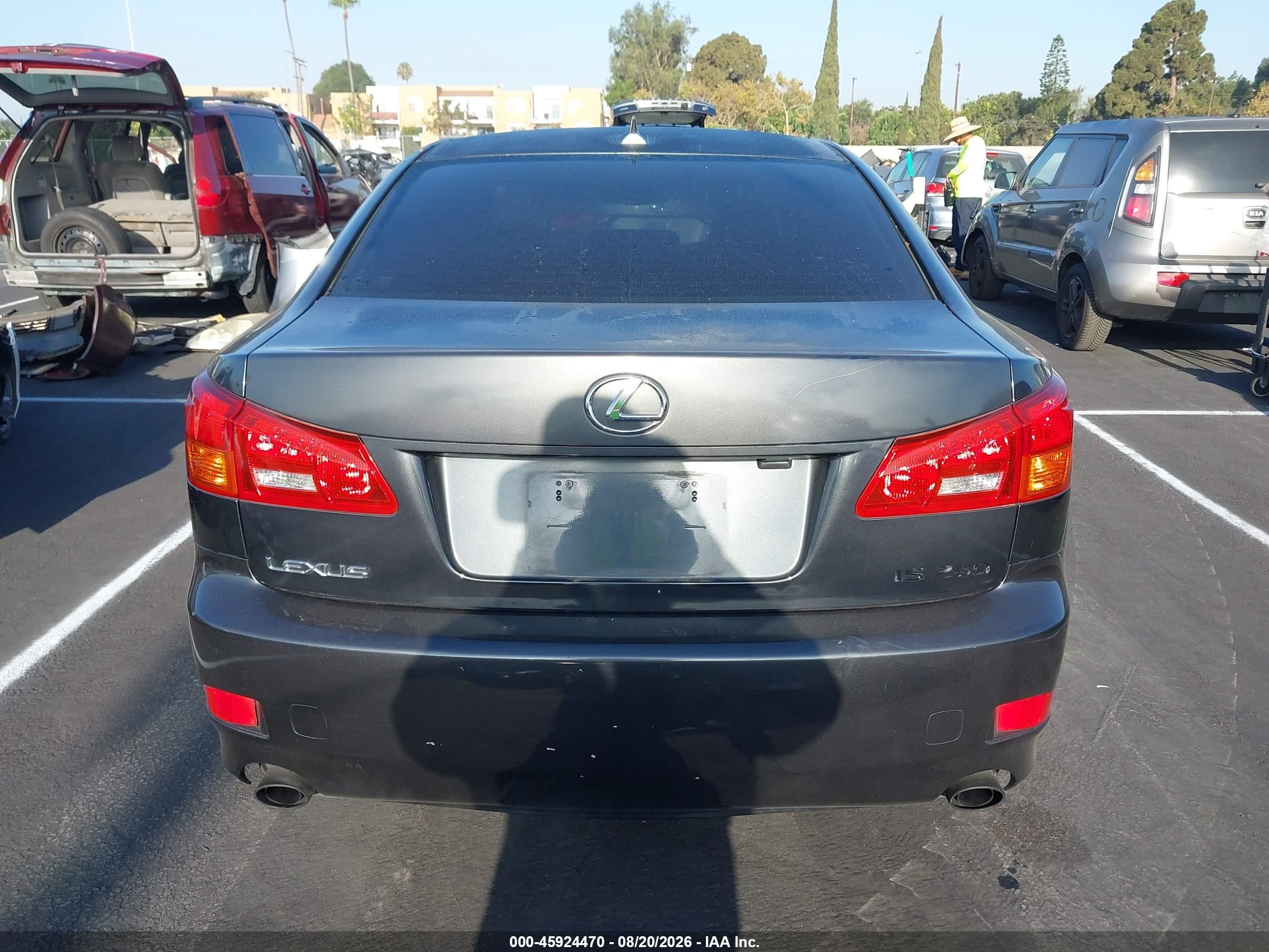 2007 Lexus Is 250   Gray vin: JTHBK262275048425