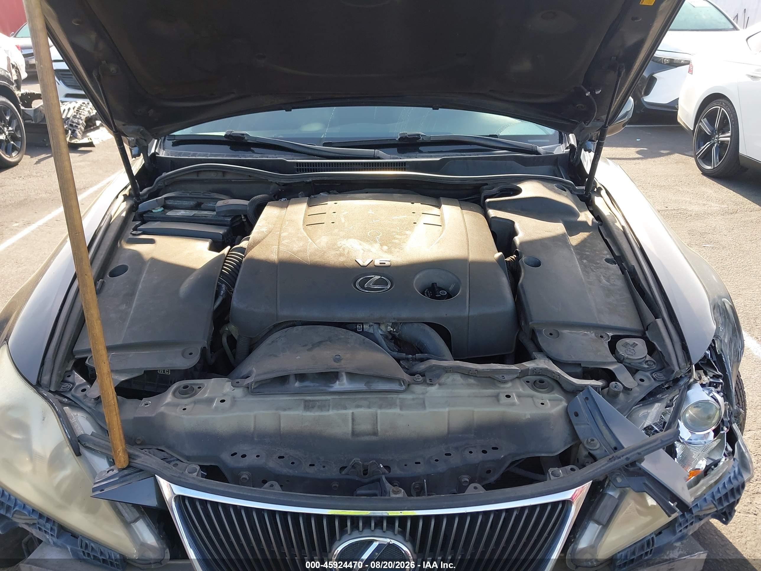 2007 Lexus Is 250   Gray vin: JTHBK262275048425